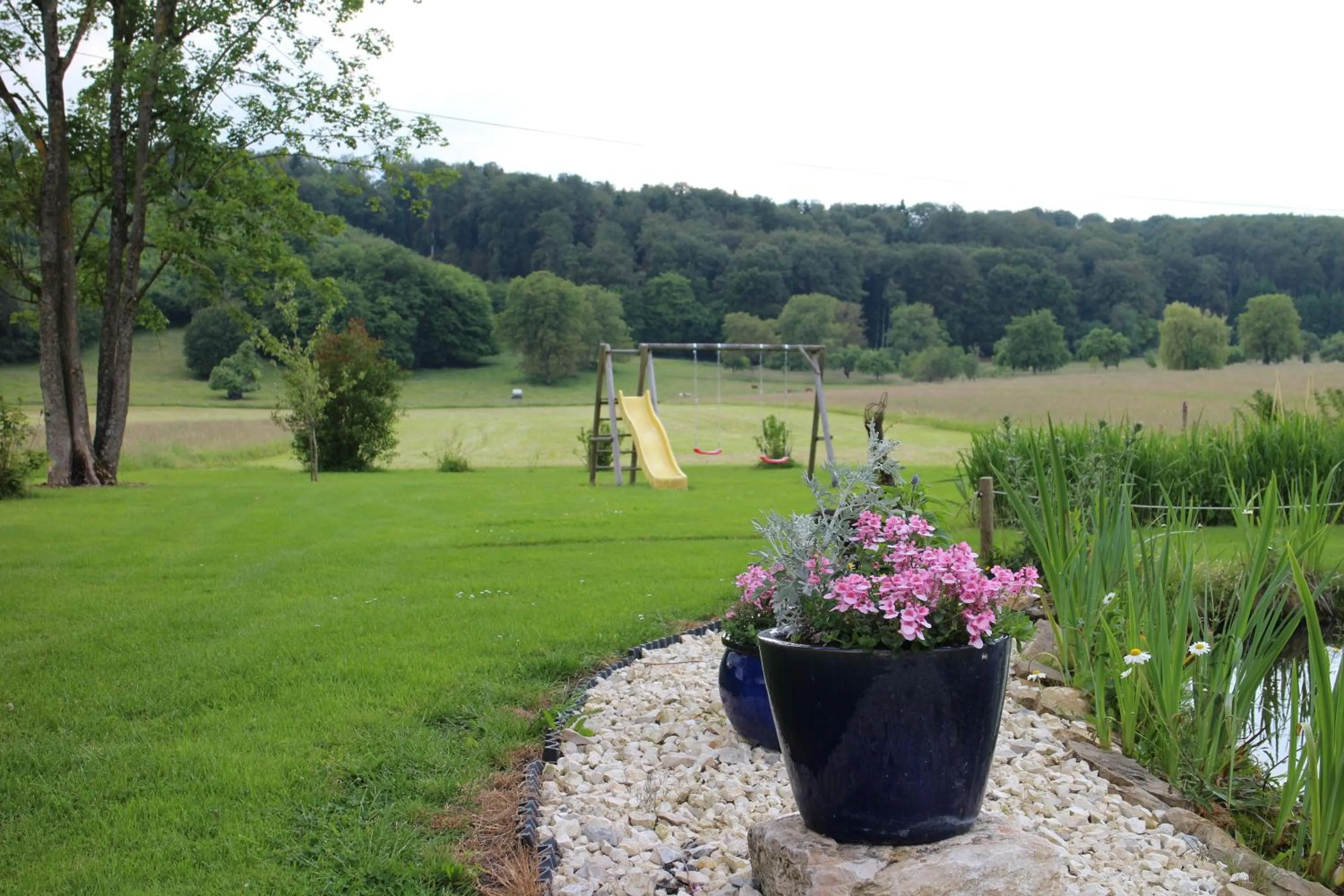 Children play ground in Les Petites Chambres de la Bleue Maison