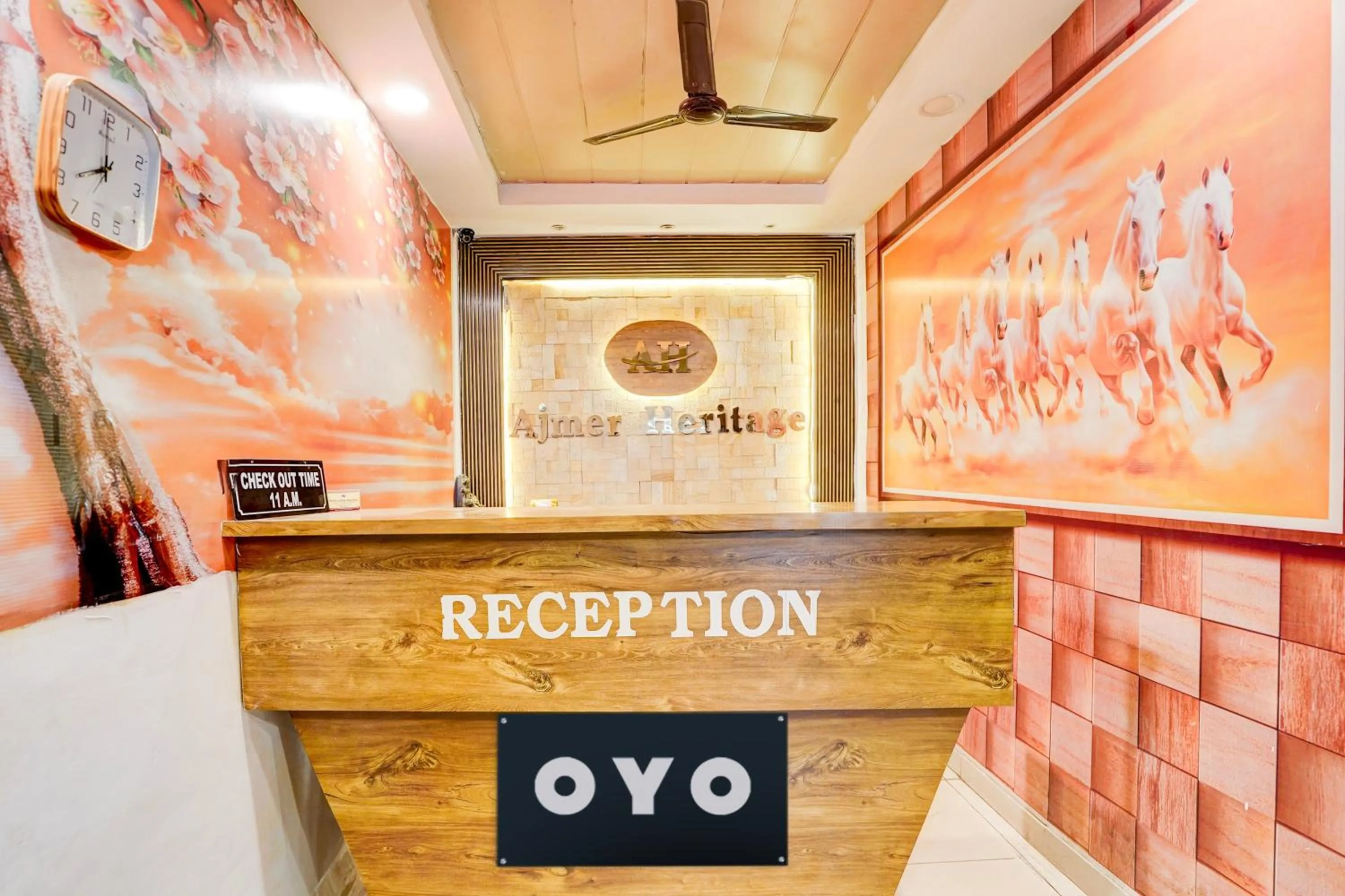 Lobby or reception in Hotel O Ajmer Heritage