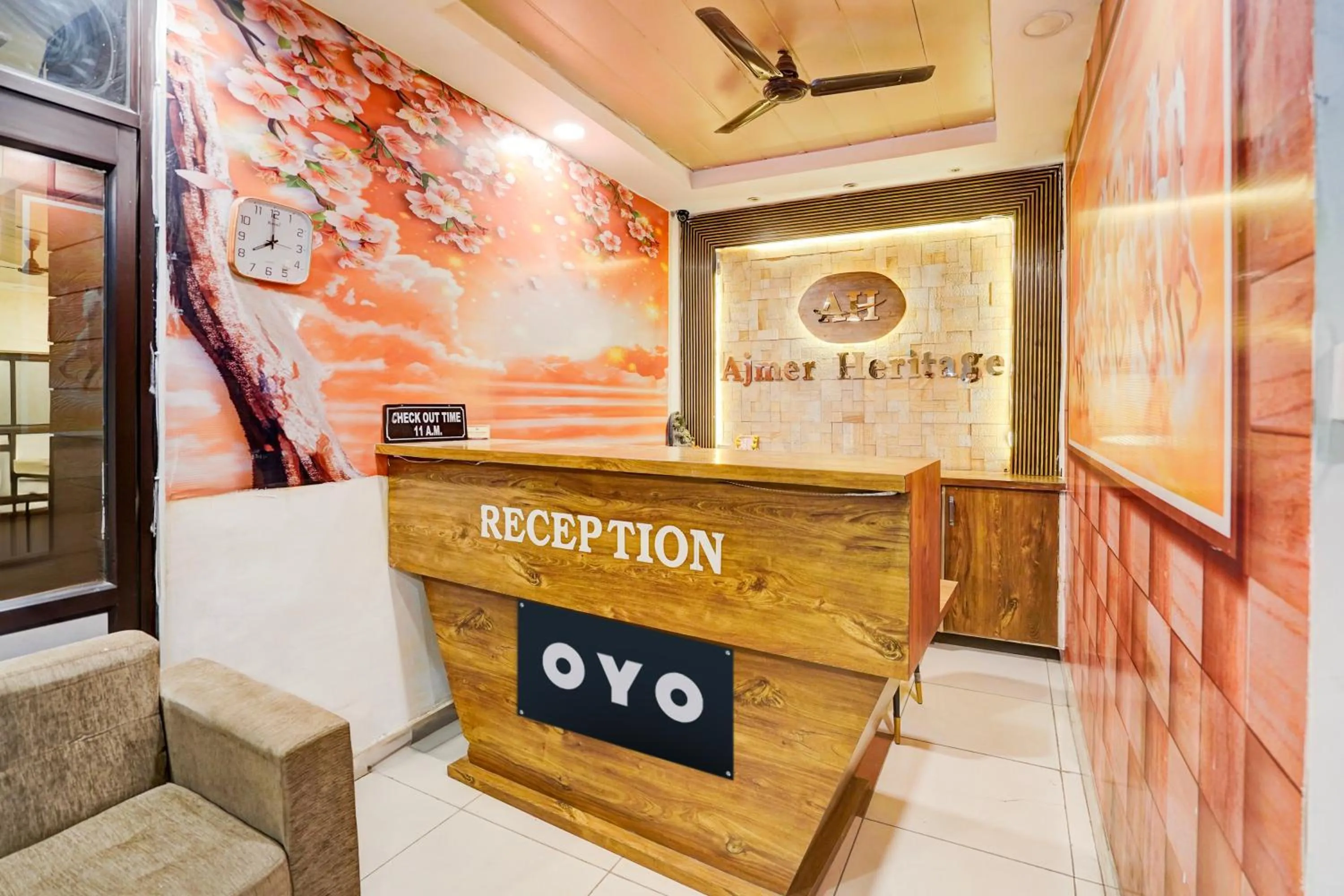 Lobby or reception in Hotel O Ajmer Heritage