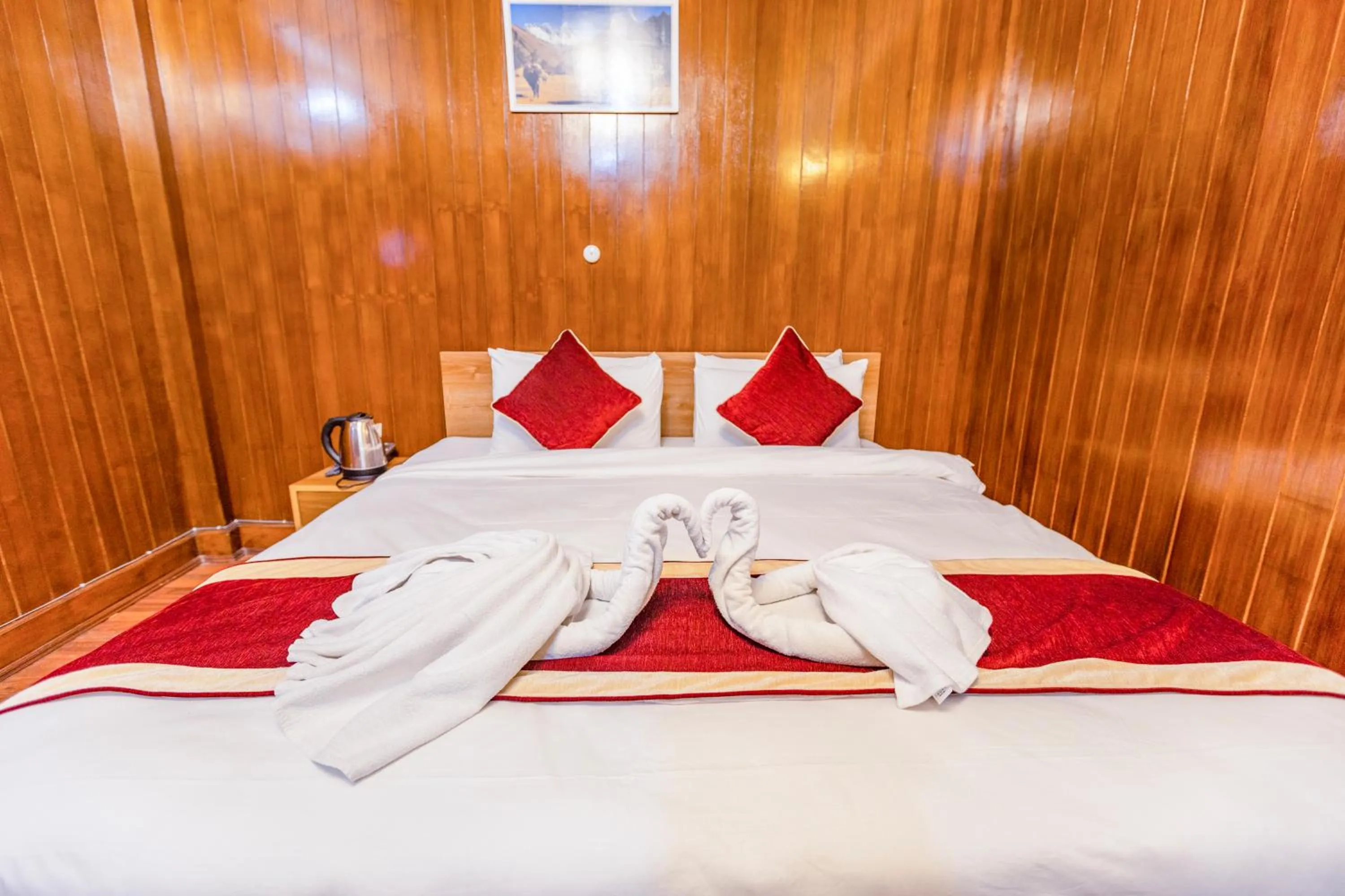 Bedroom, Bed in Hotel Sekai