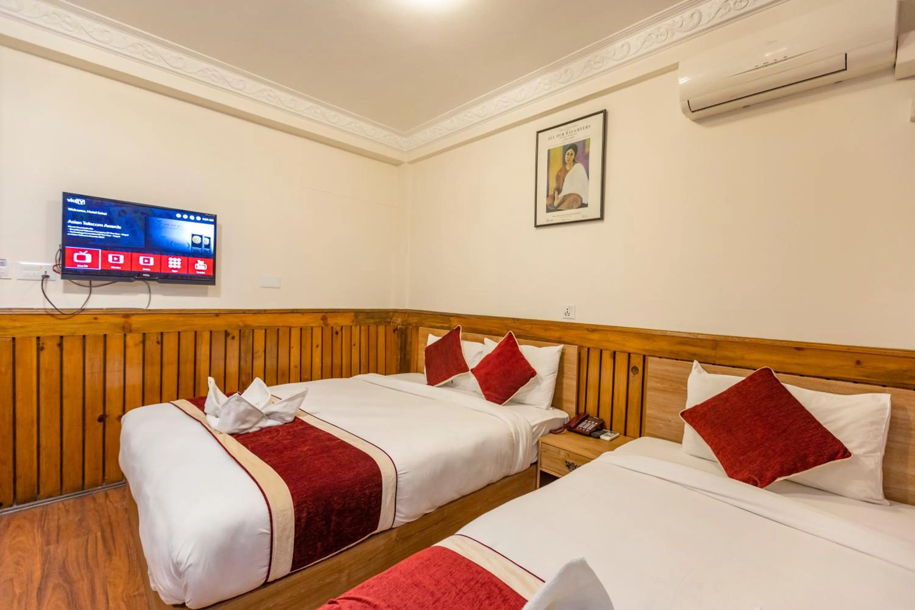 Bedroom, Bed in Hotel Sekai