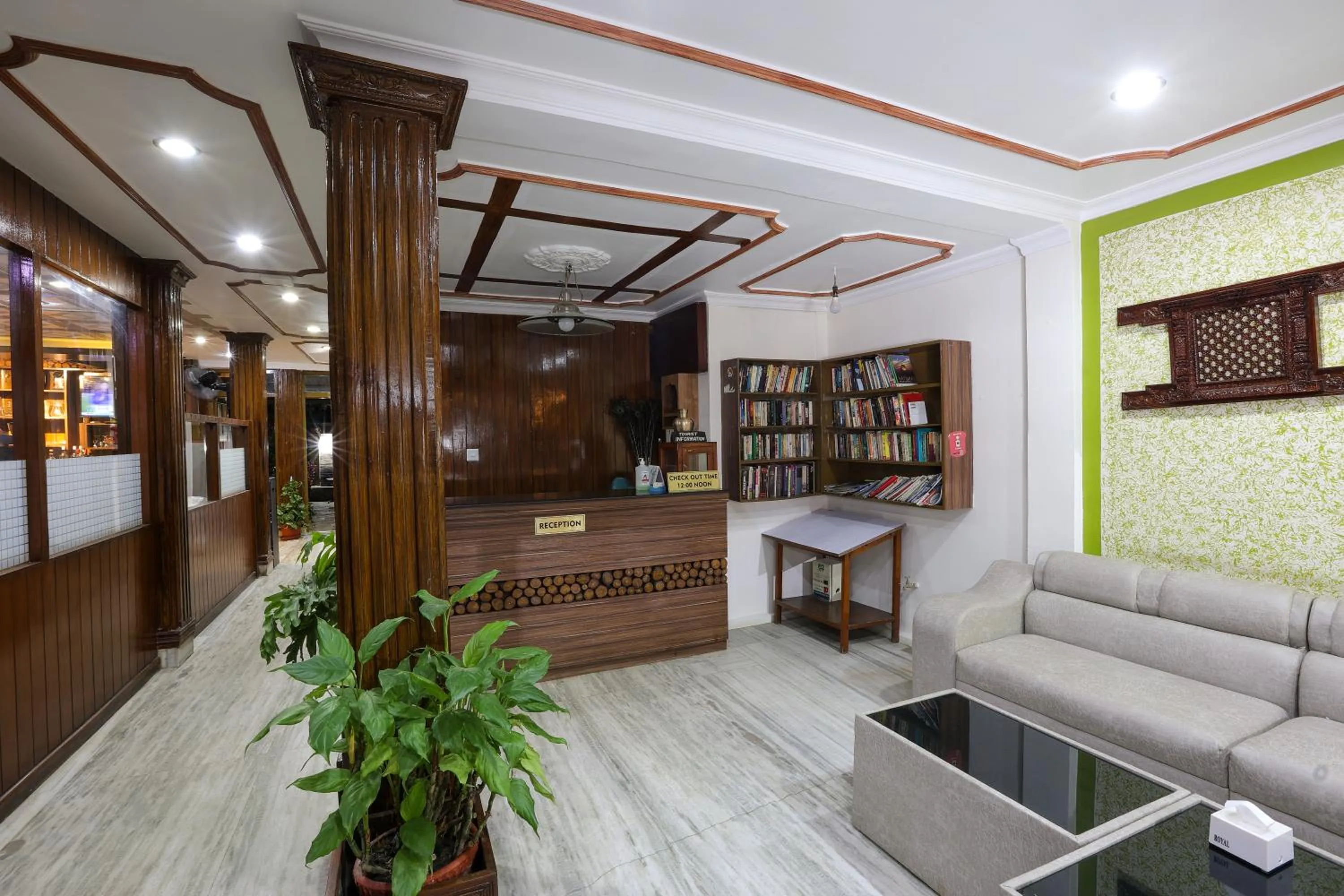 Seating area in Hotel Sekai