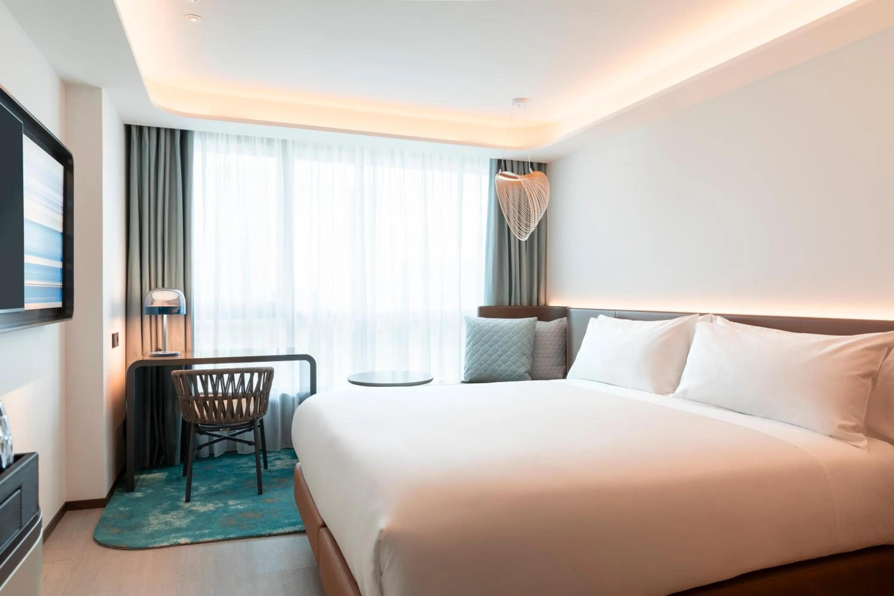 Bedroom, Bed in Labtwentytwo Barcelona, a Tribute Portfolio Hotel