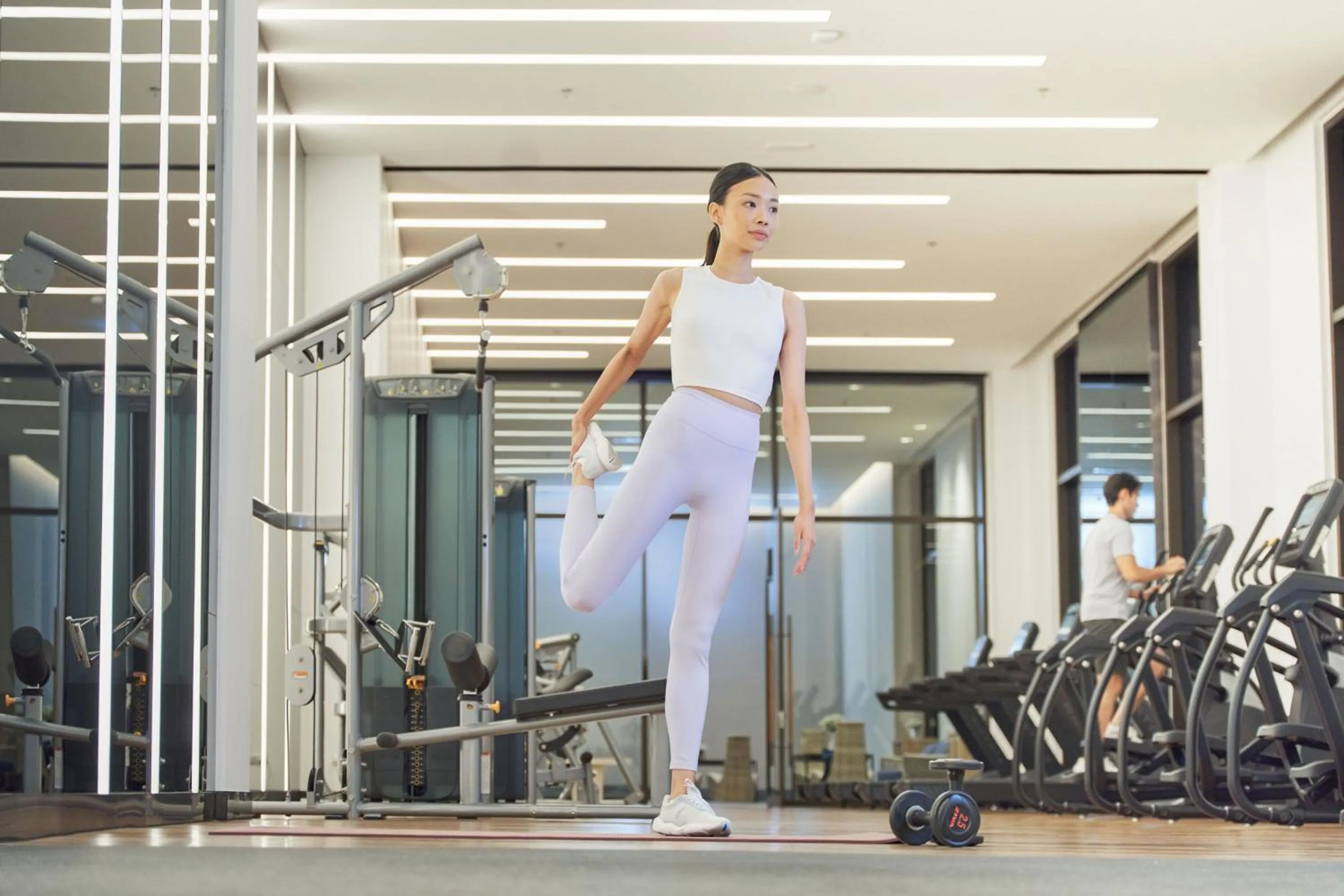 Fitness centre/facilities in Courtyard by Marriott Bangkok Suvarnabhumi Airport