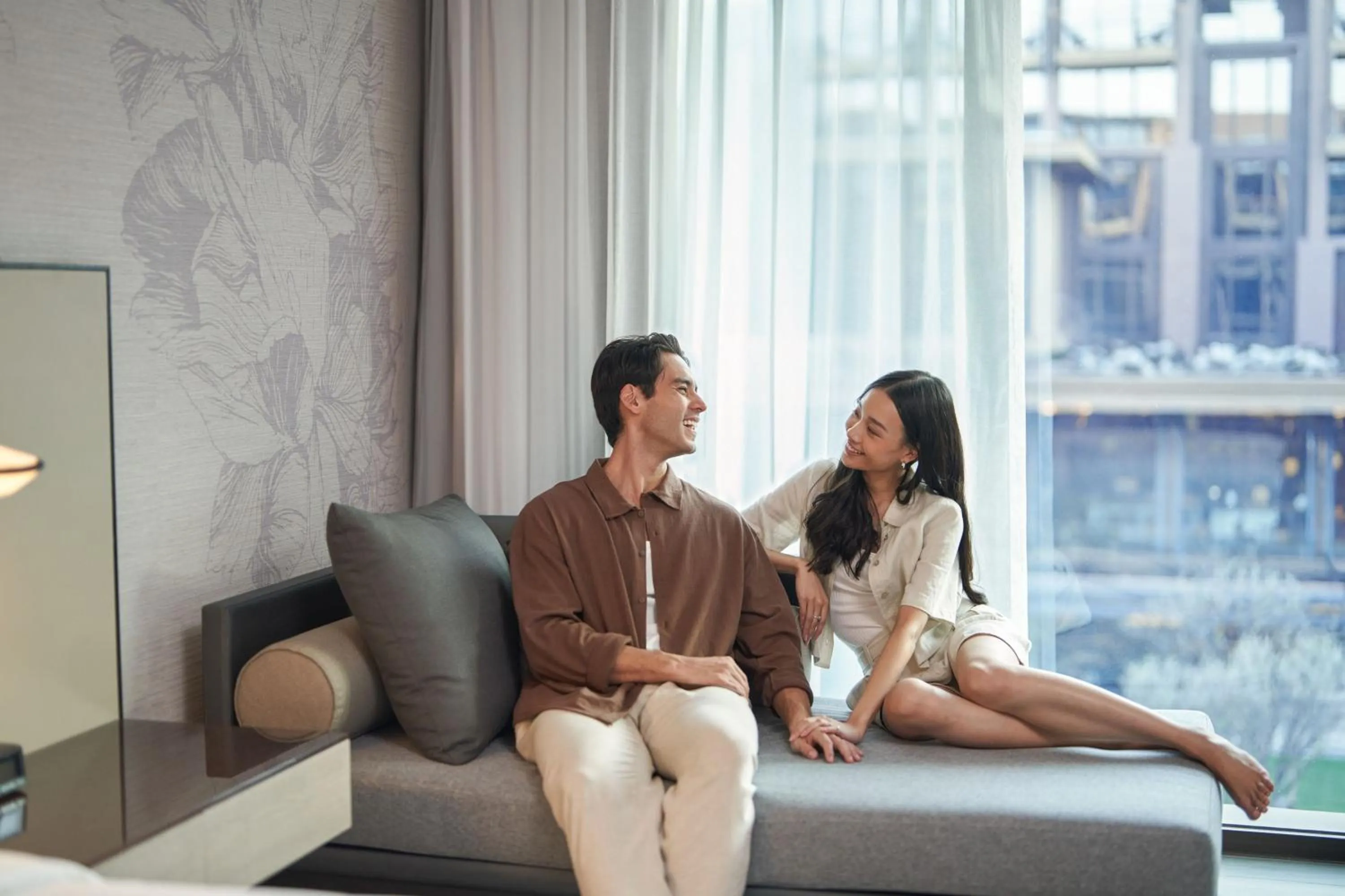 Photo of the whole room in Courtyard by Marriott Bangkok Suvarnabhumi Airport