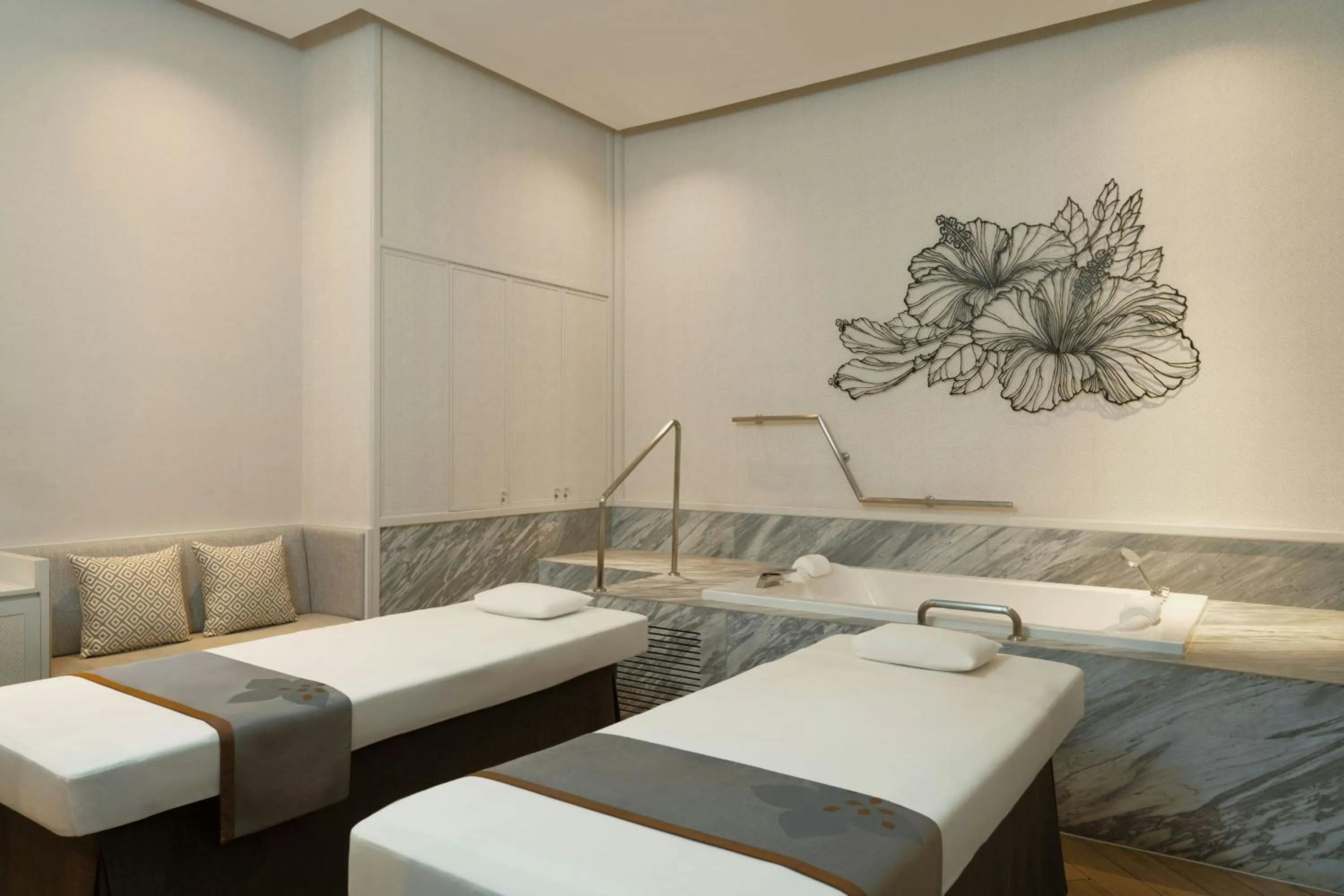 Spa and wellness centre/facilities, Bed in Courtyard by Marriott Bangkok Suvarnabhumi Airport