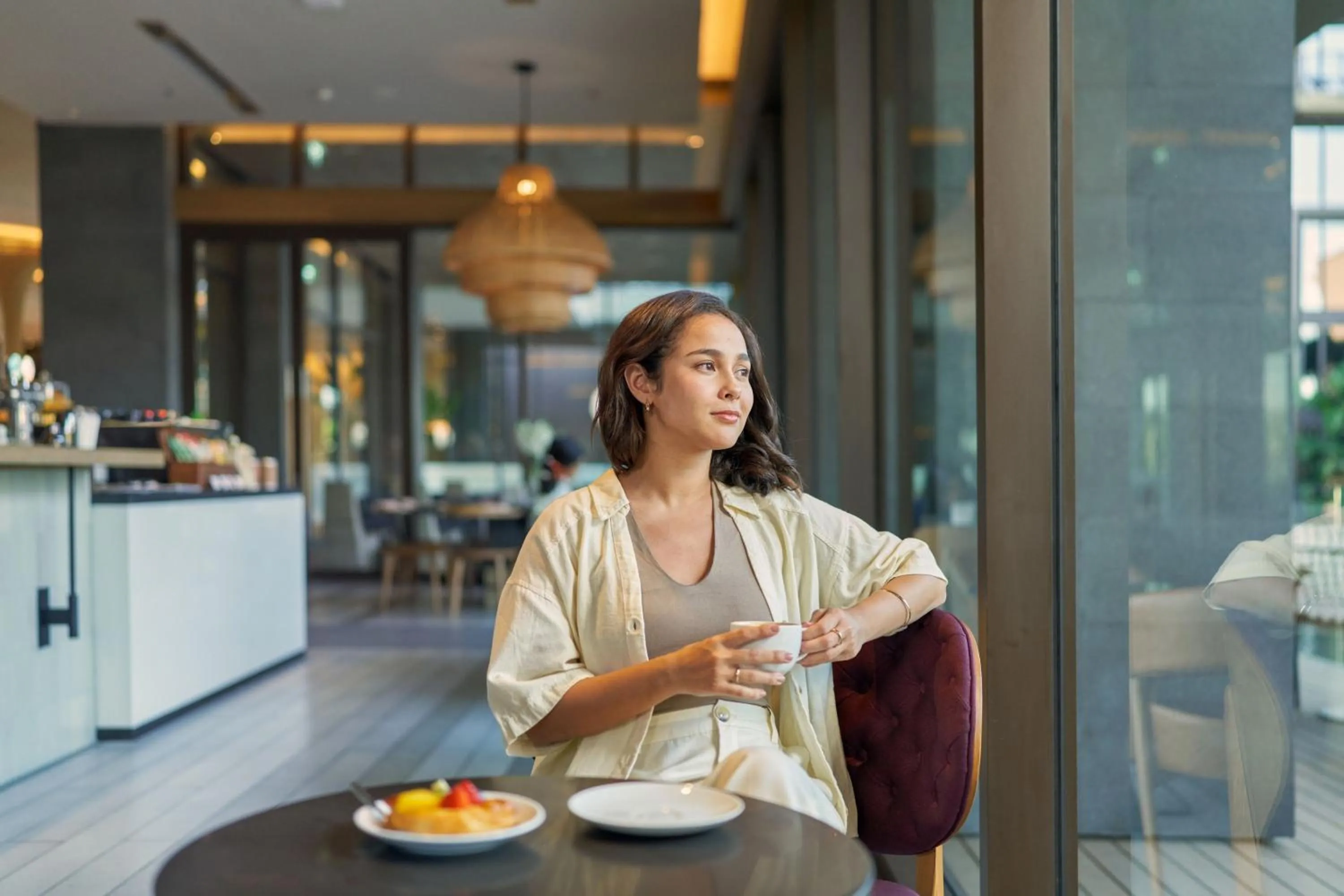 Lobby or reception in Courtyard by Marriott Bangkok Suvarnabhumi Airport