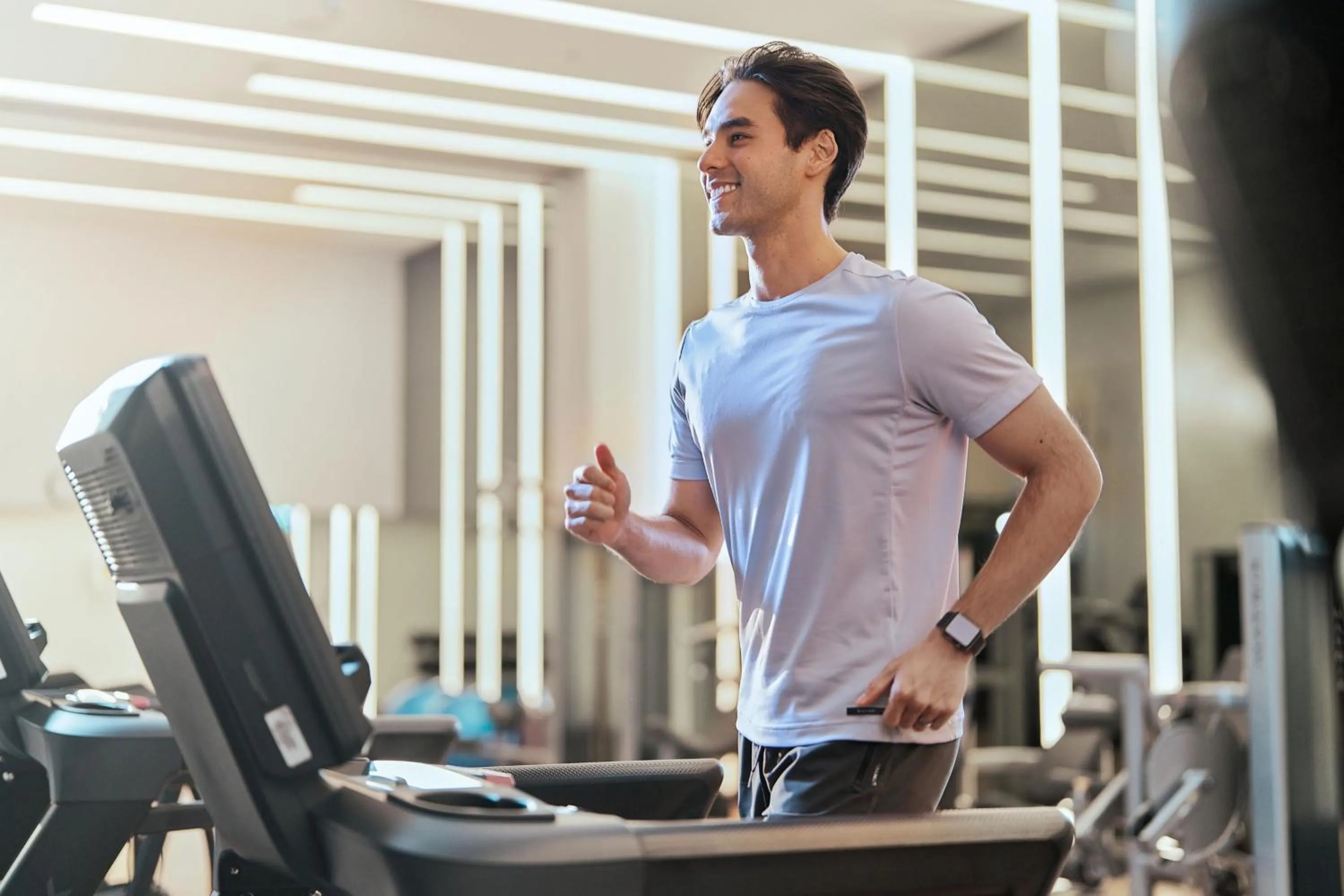 Fitness centre/facilities in Courtyard by Marriott Bangkok Suvarnabhumi Airport