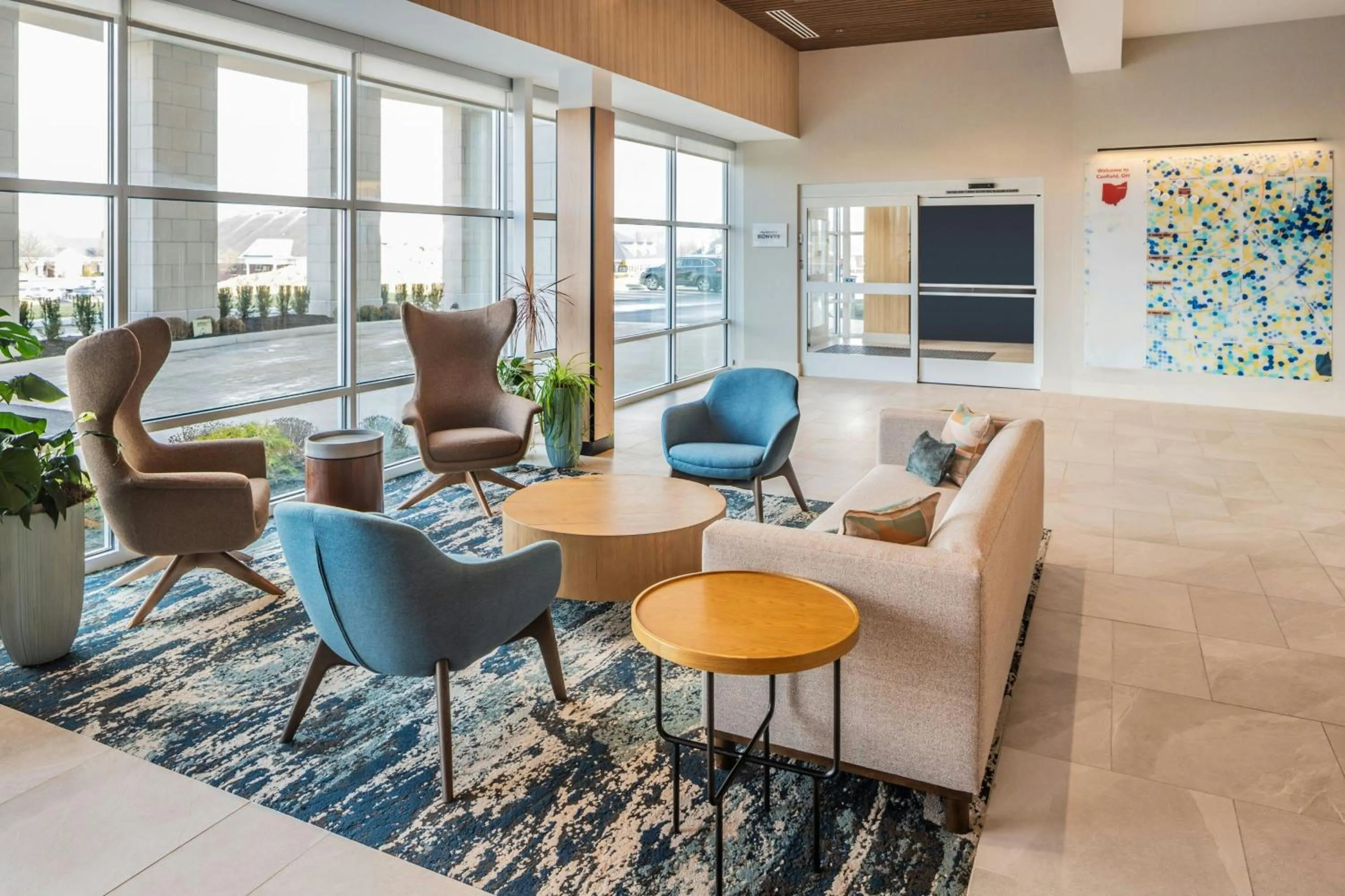 Lobby or reception in TownePlace Suites by Marriott Canfield