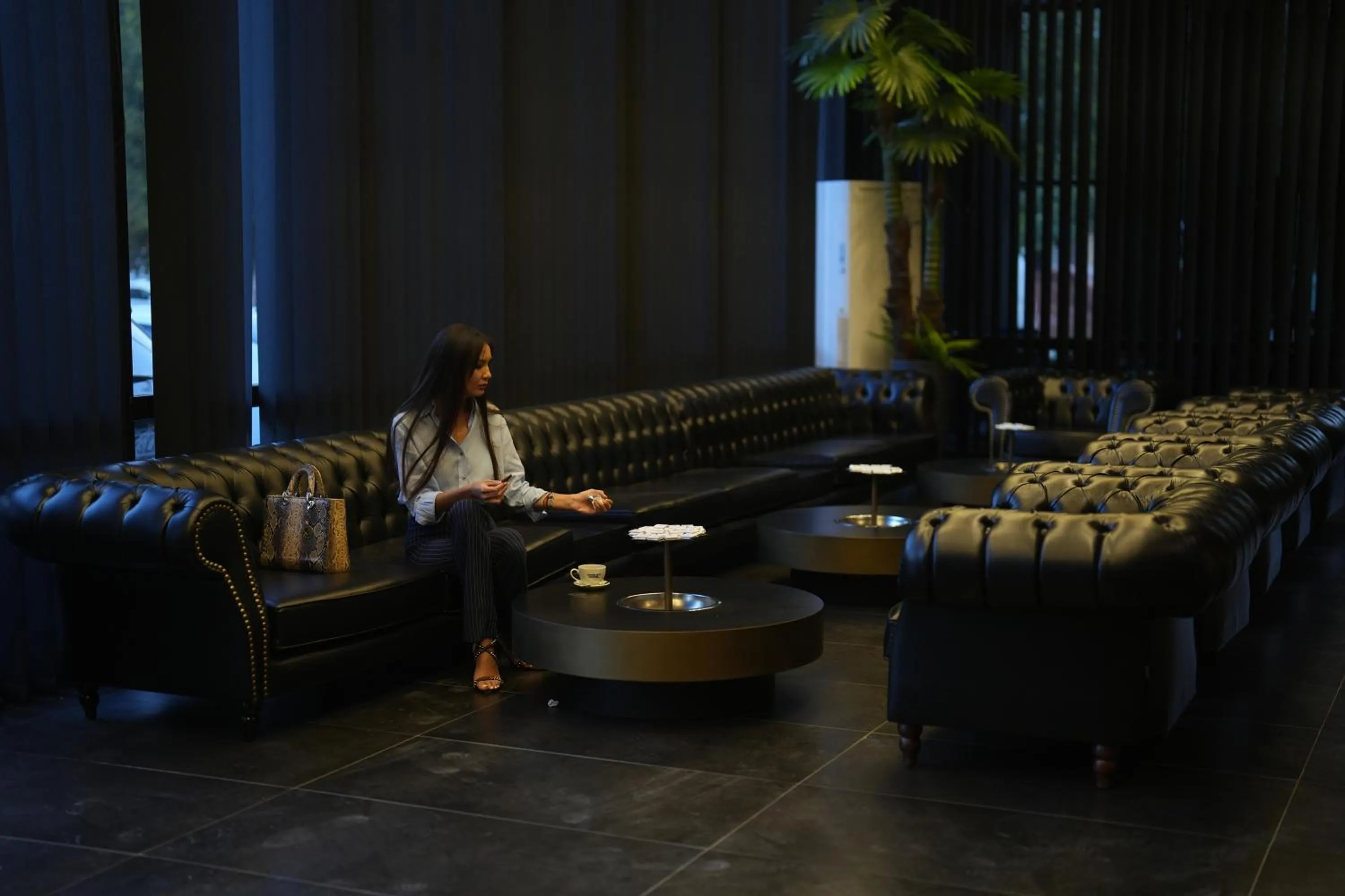 Seating area in Marlen Hotel Bayraklı