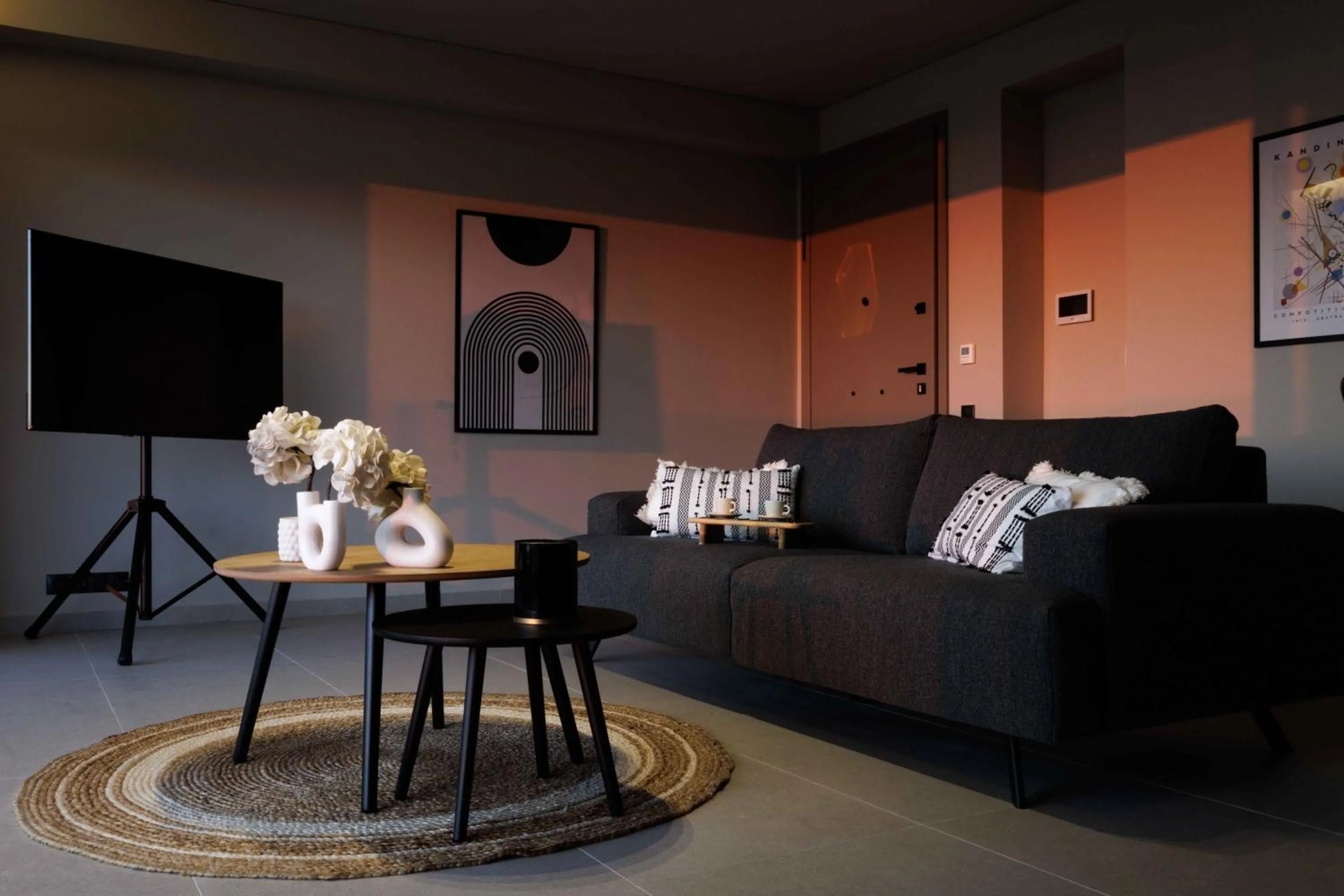 TV and multimedia in Sunshine Suite by Athens Riviera Suites