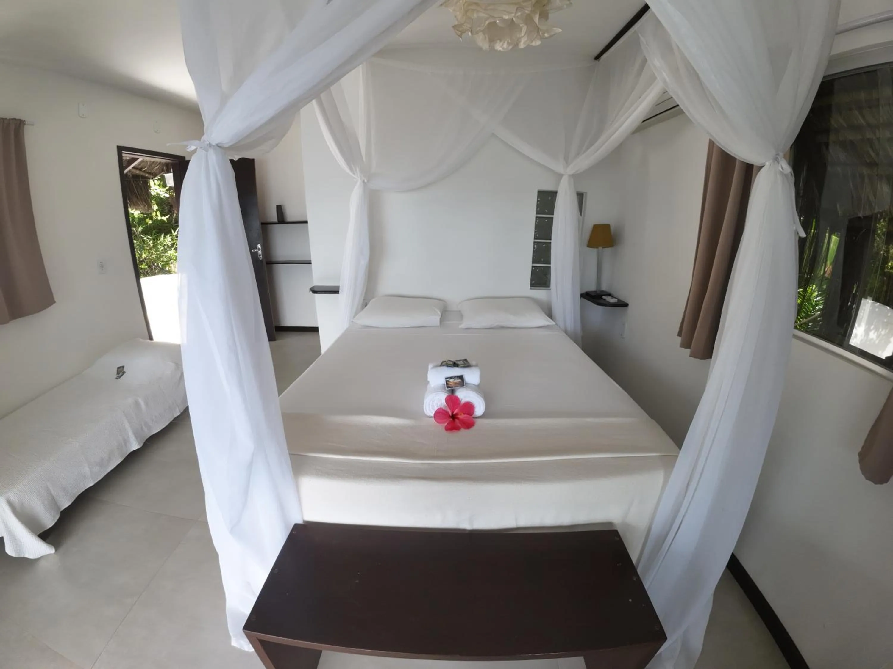 Bed in Pousada Ponta Das Pedras