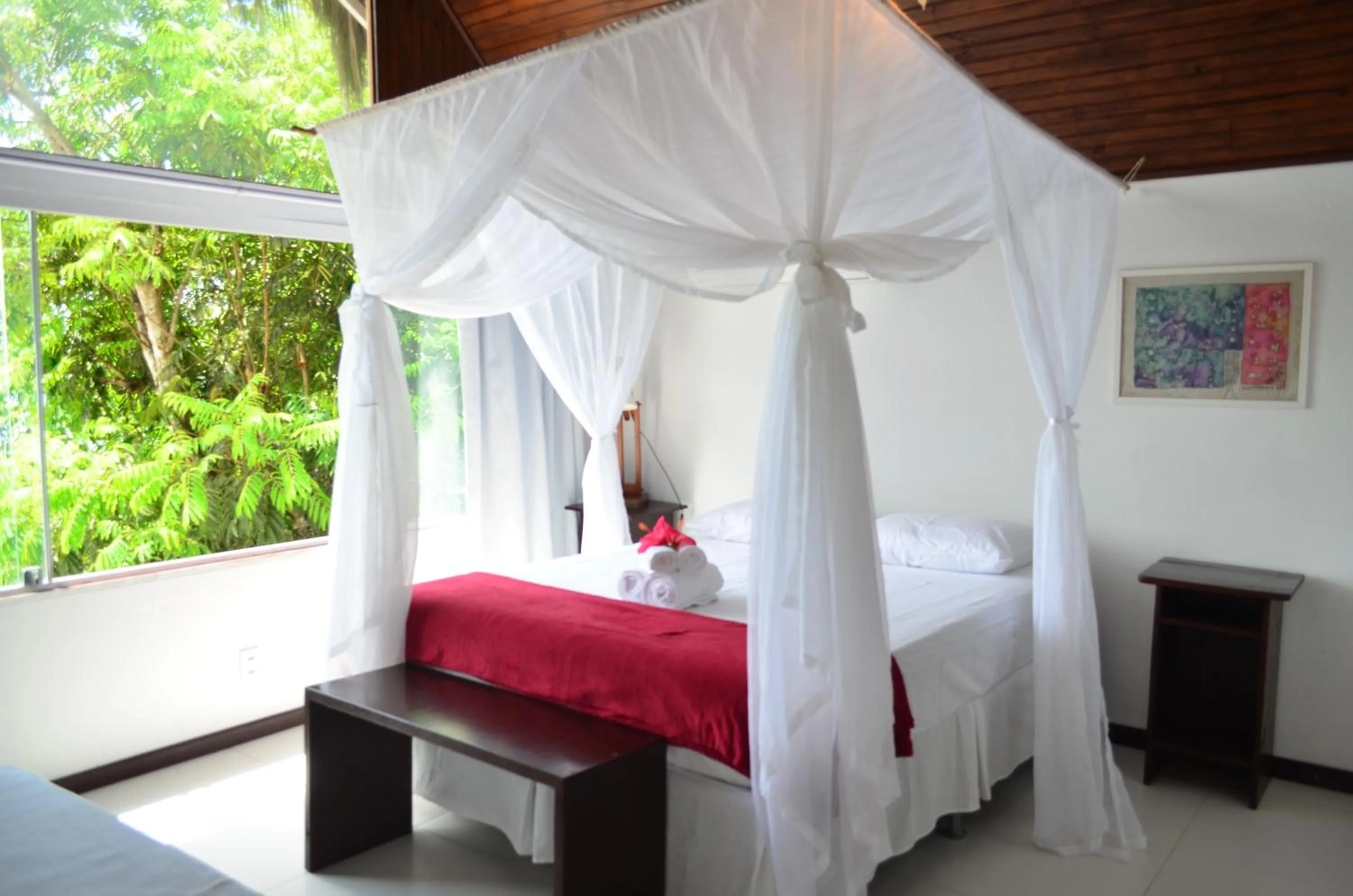 Bed in Pousada Ponta Das Pedras