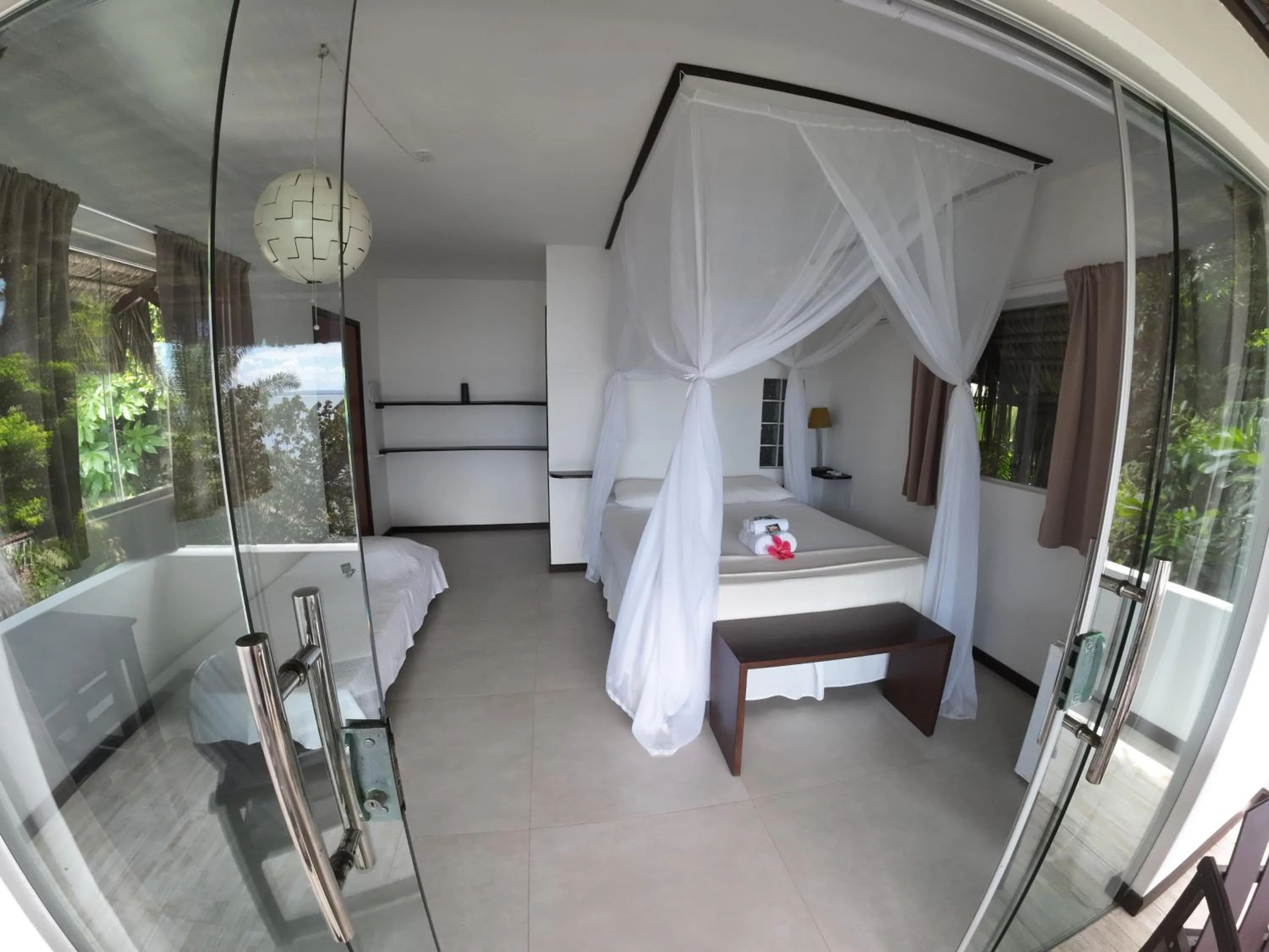 Bed in Pousada Ponta Das Pedras