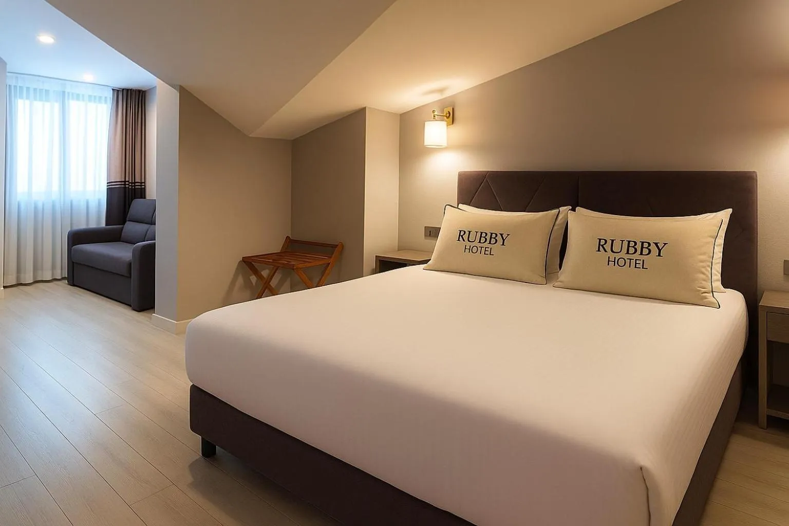 Bed in Rubby Hotel Kadıköy