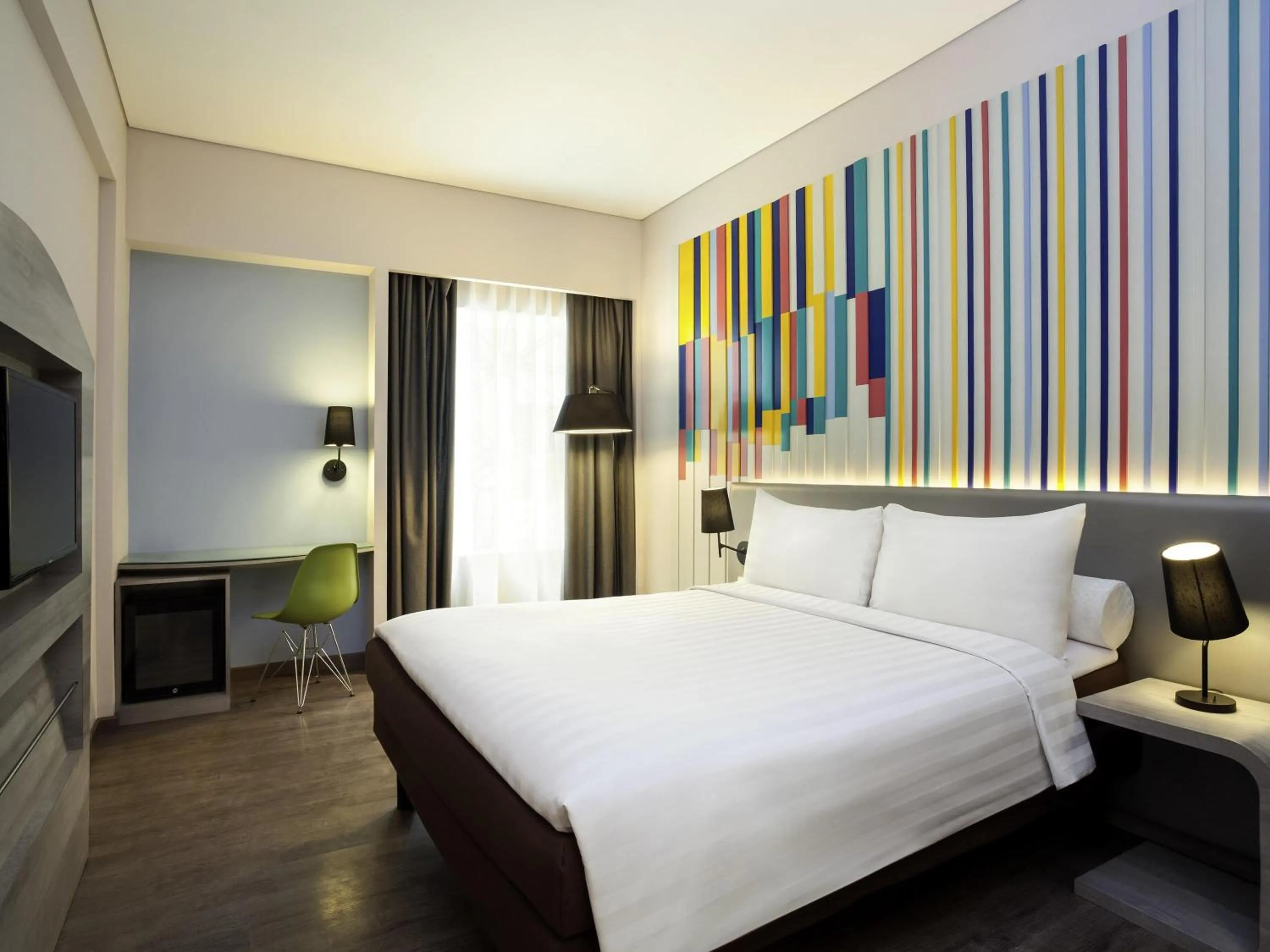 Bedroom, Bed in Ibis Styles Jakarta Mangga Dua Square