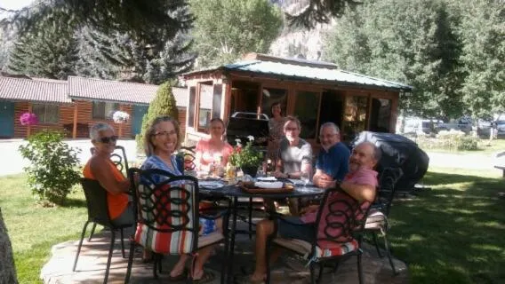 group of guests in Ouray Inn