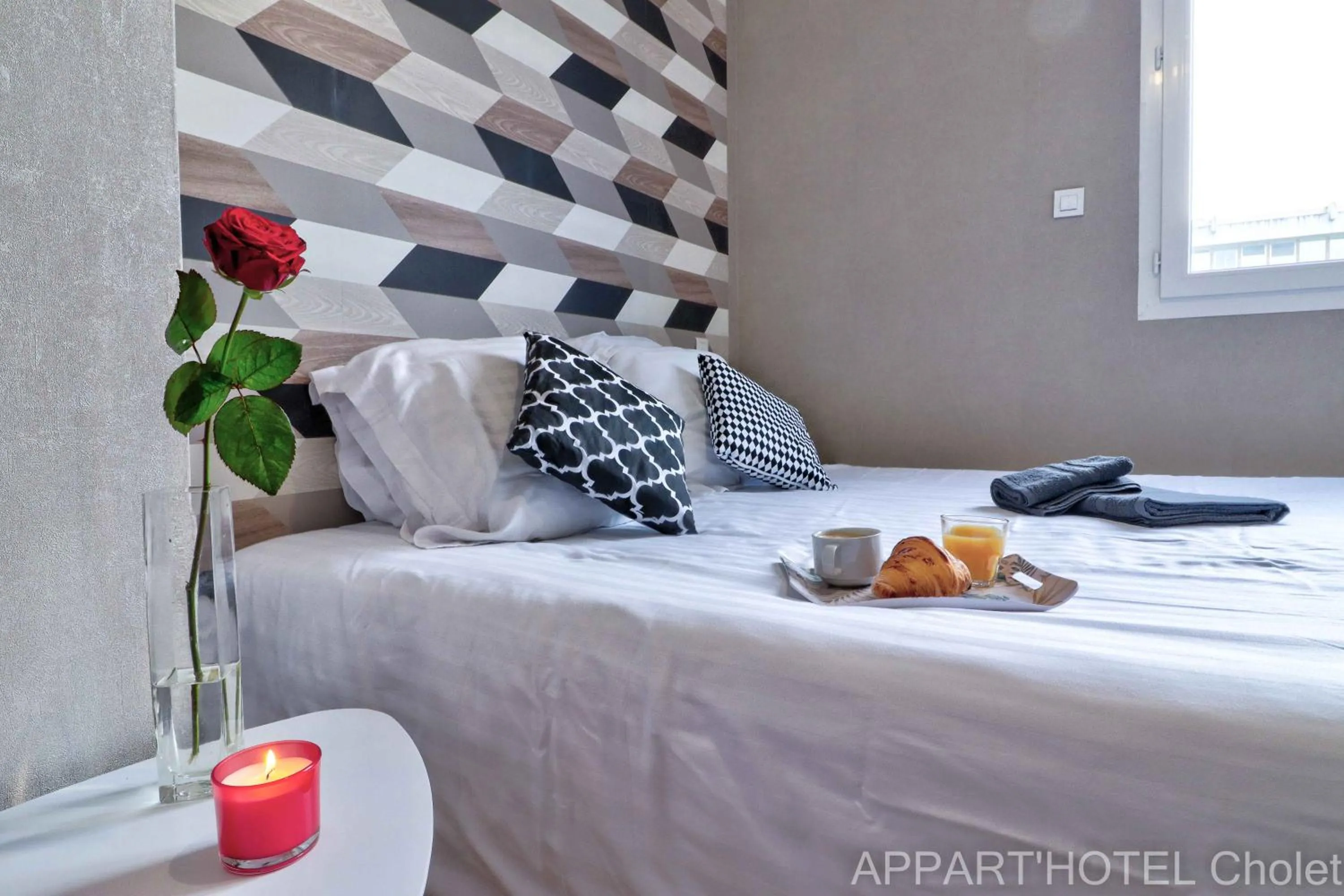 Bed in Appart hotel Cholet Carteron
