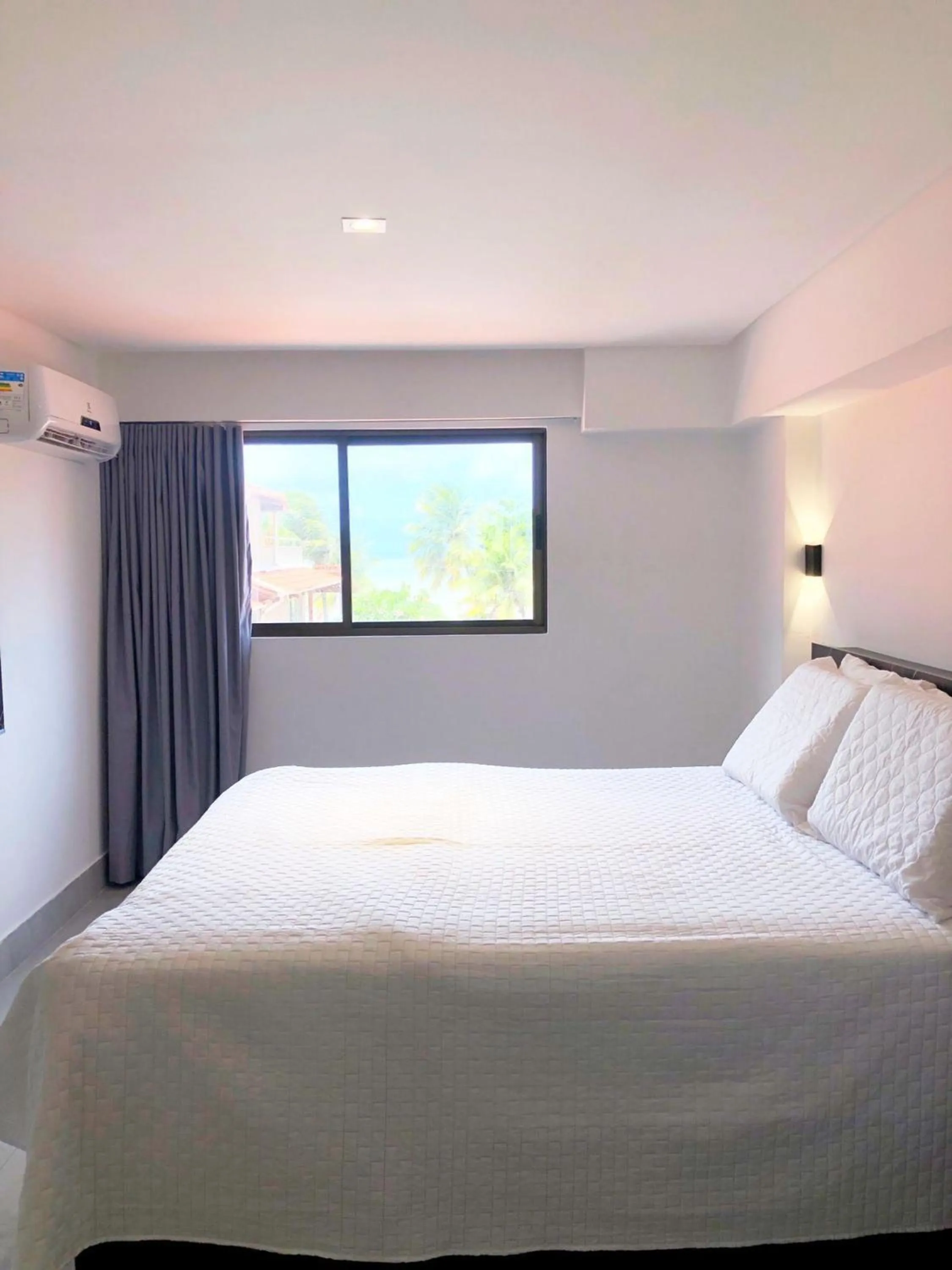 Bed in Flat beira-mar no Arpoar suítes