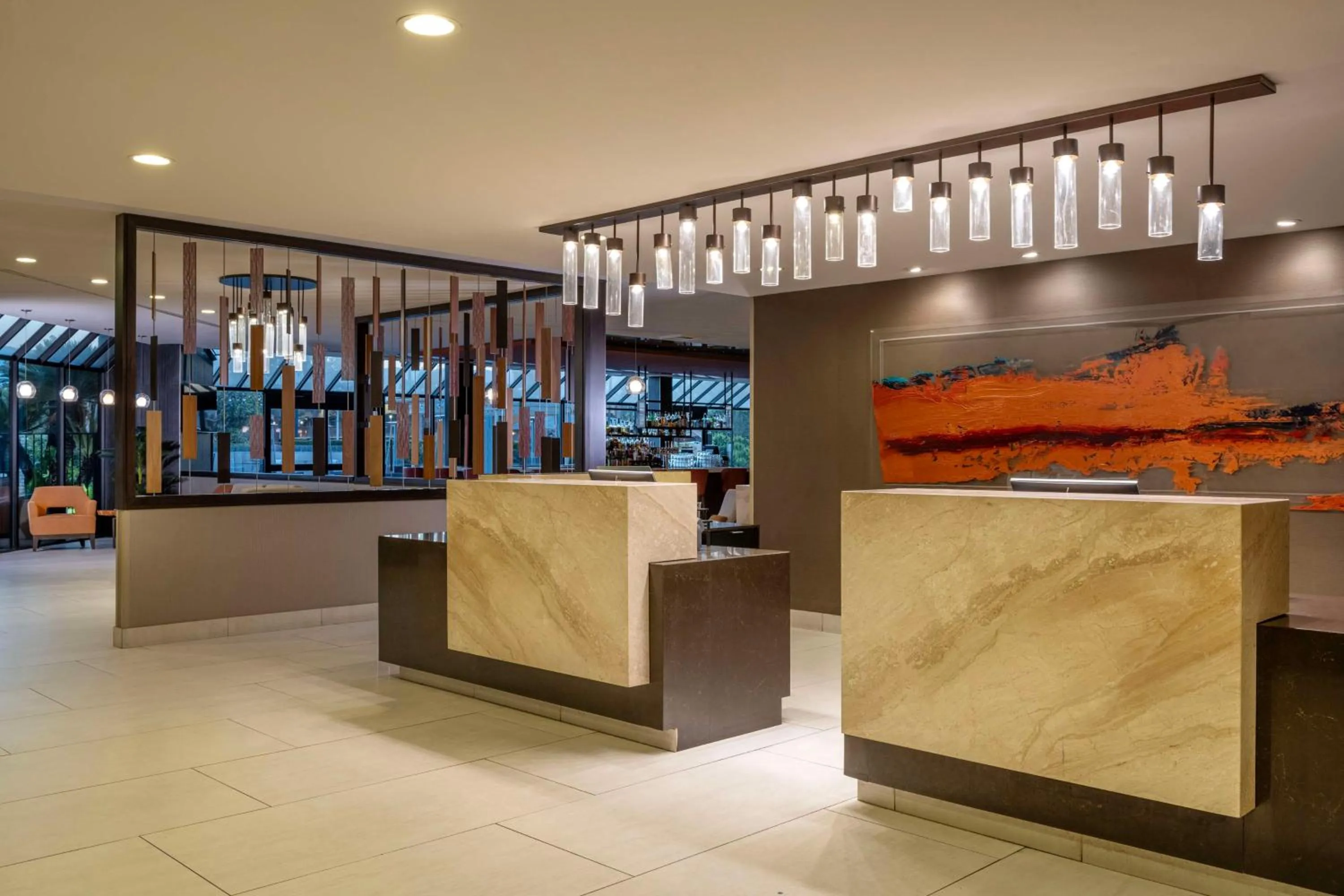 Lobby or reception in DoubleTree by Hilton San Bernardino