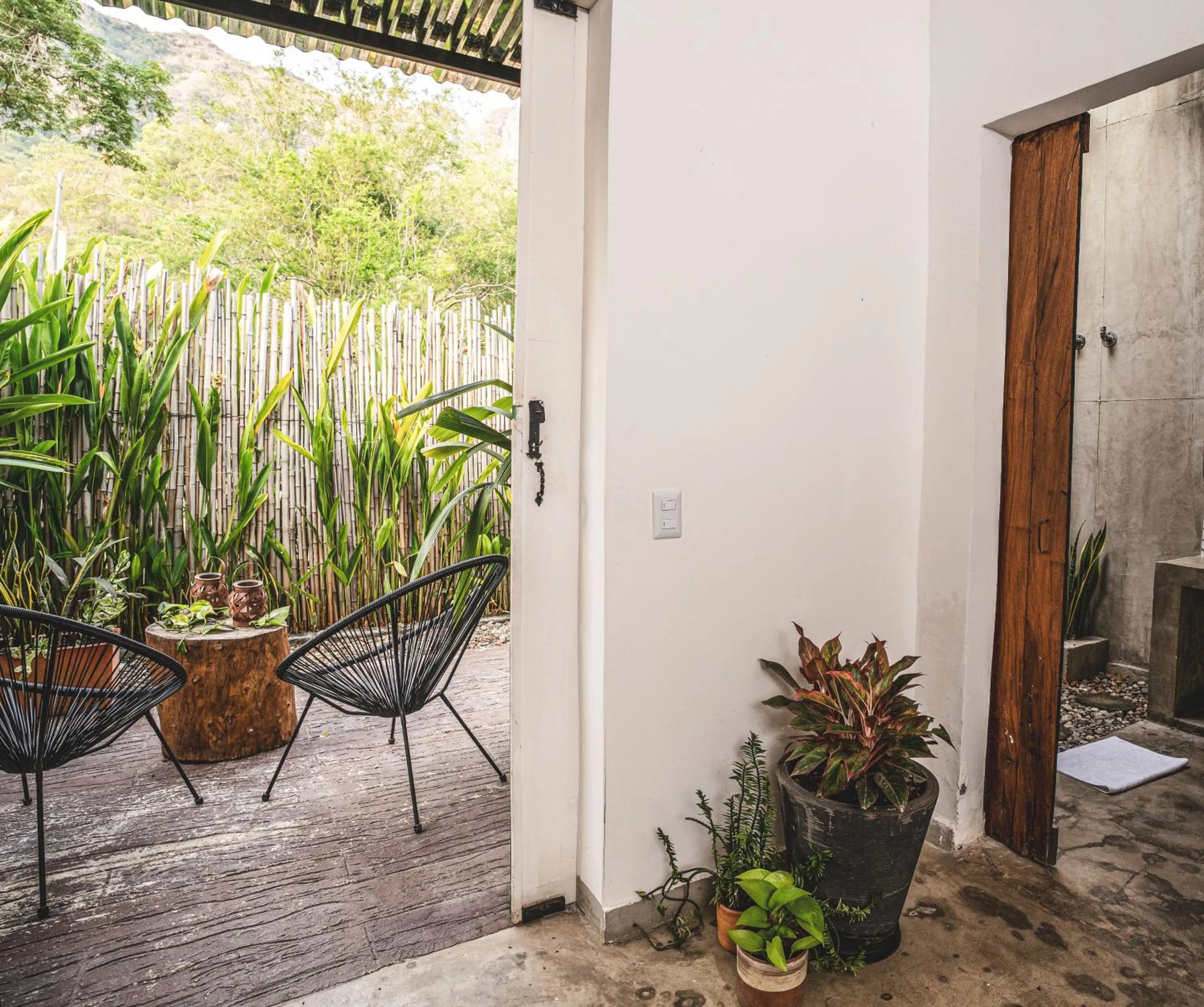 Garden view in Waka Hotel Rural