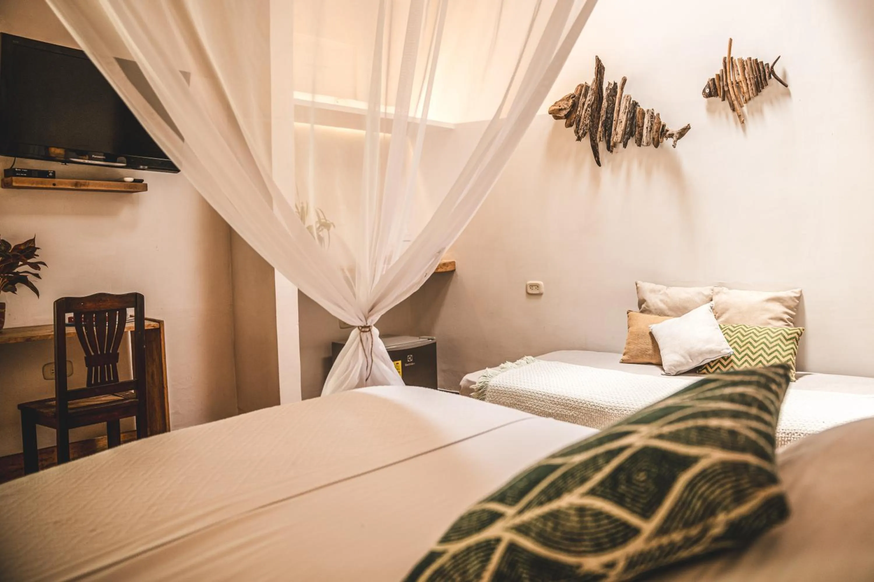 Bed in Waka Hotel Rural