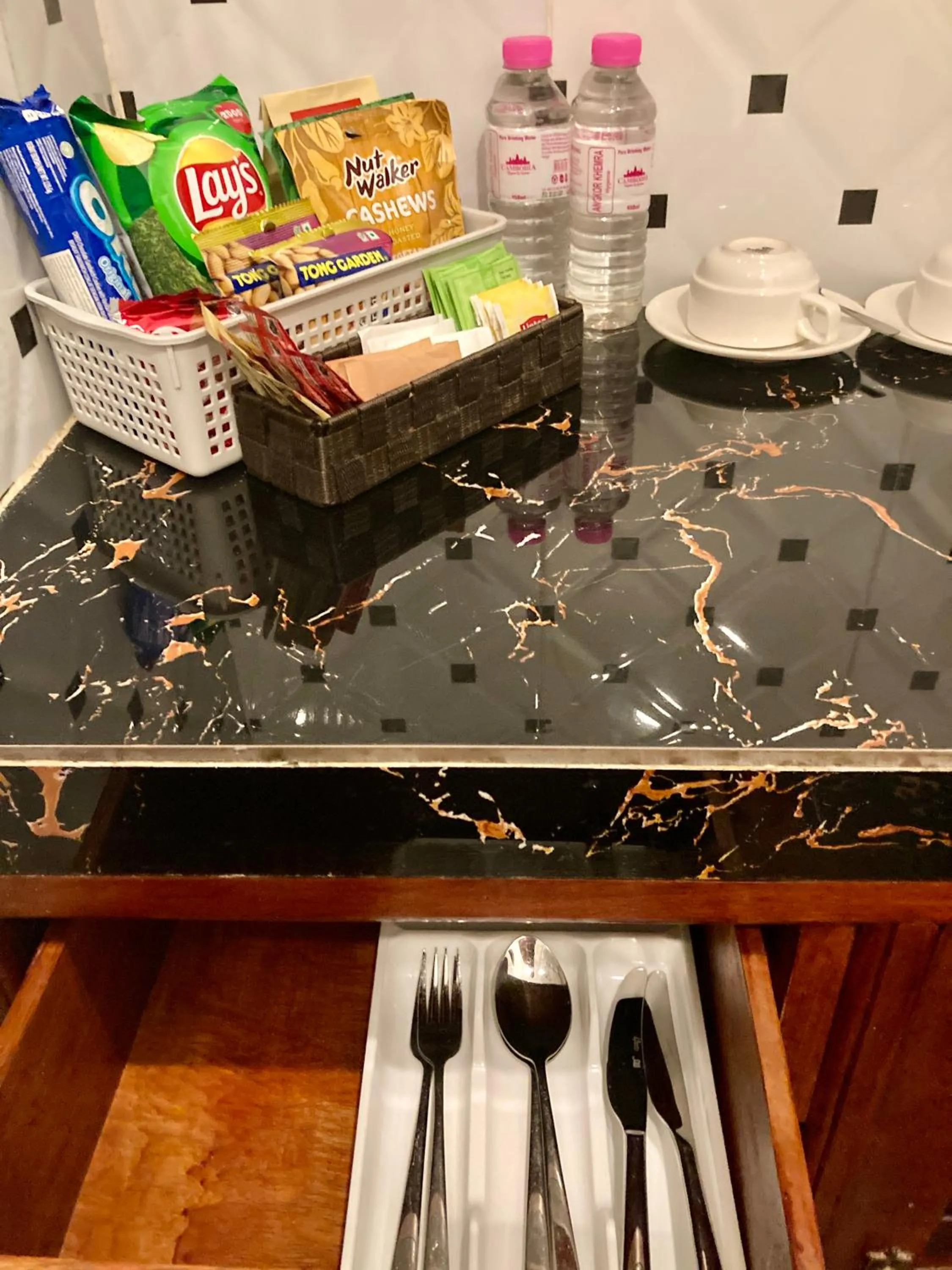 Coffee/tea facilities in Lotus Haven Villa