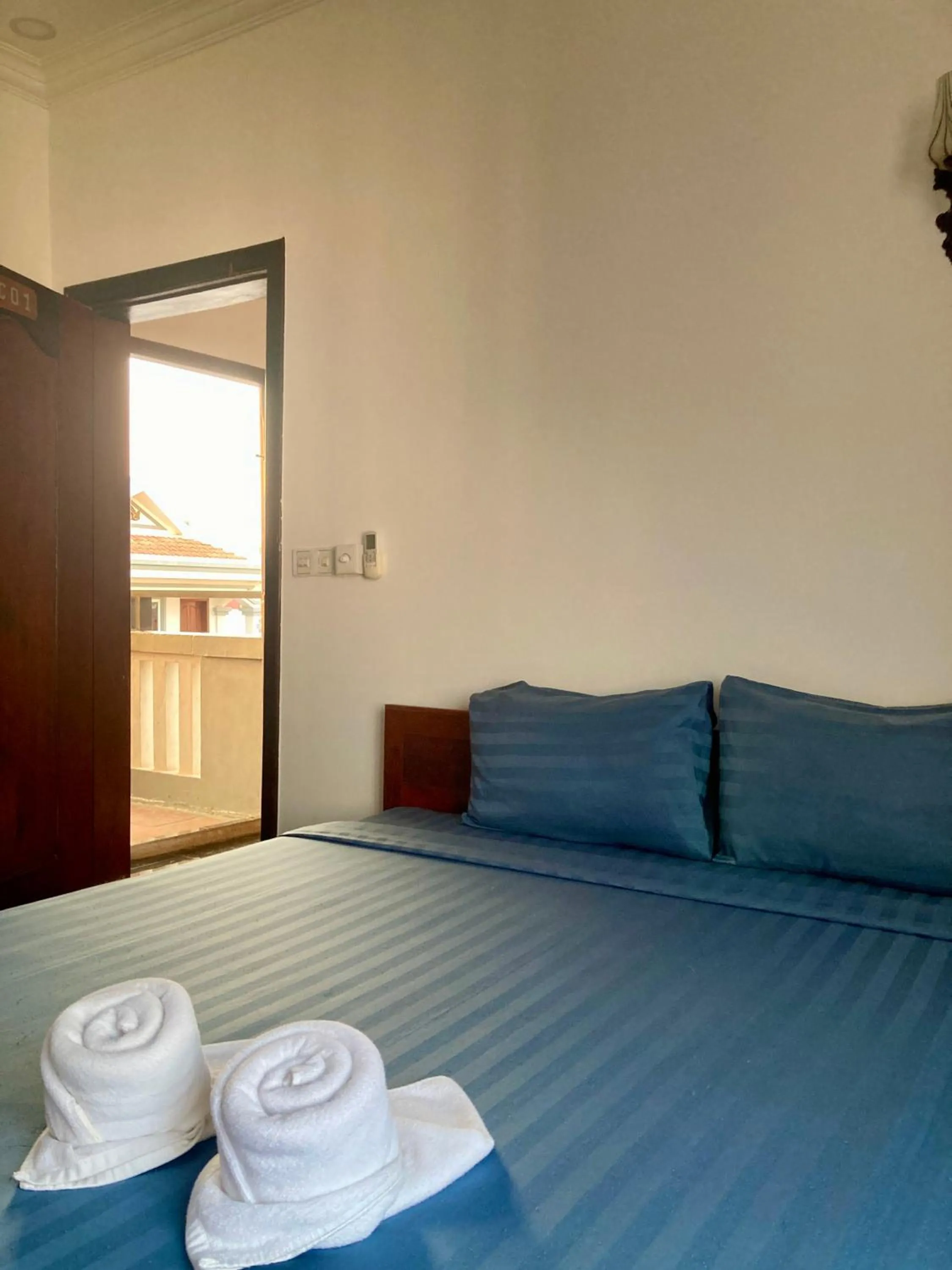 Bed in Lotus Haven Villa