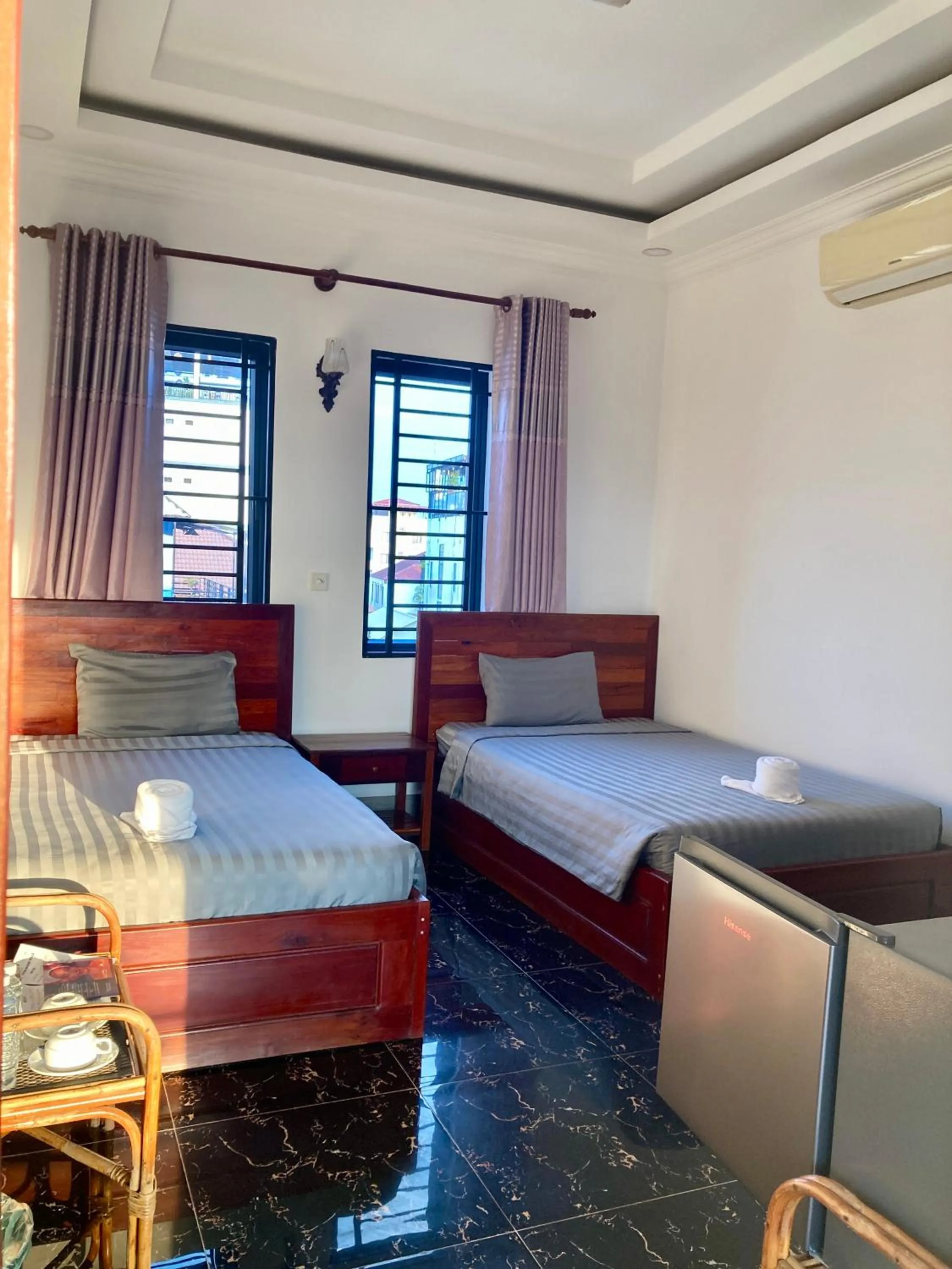 Bed in Lotus Haven Villa