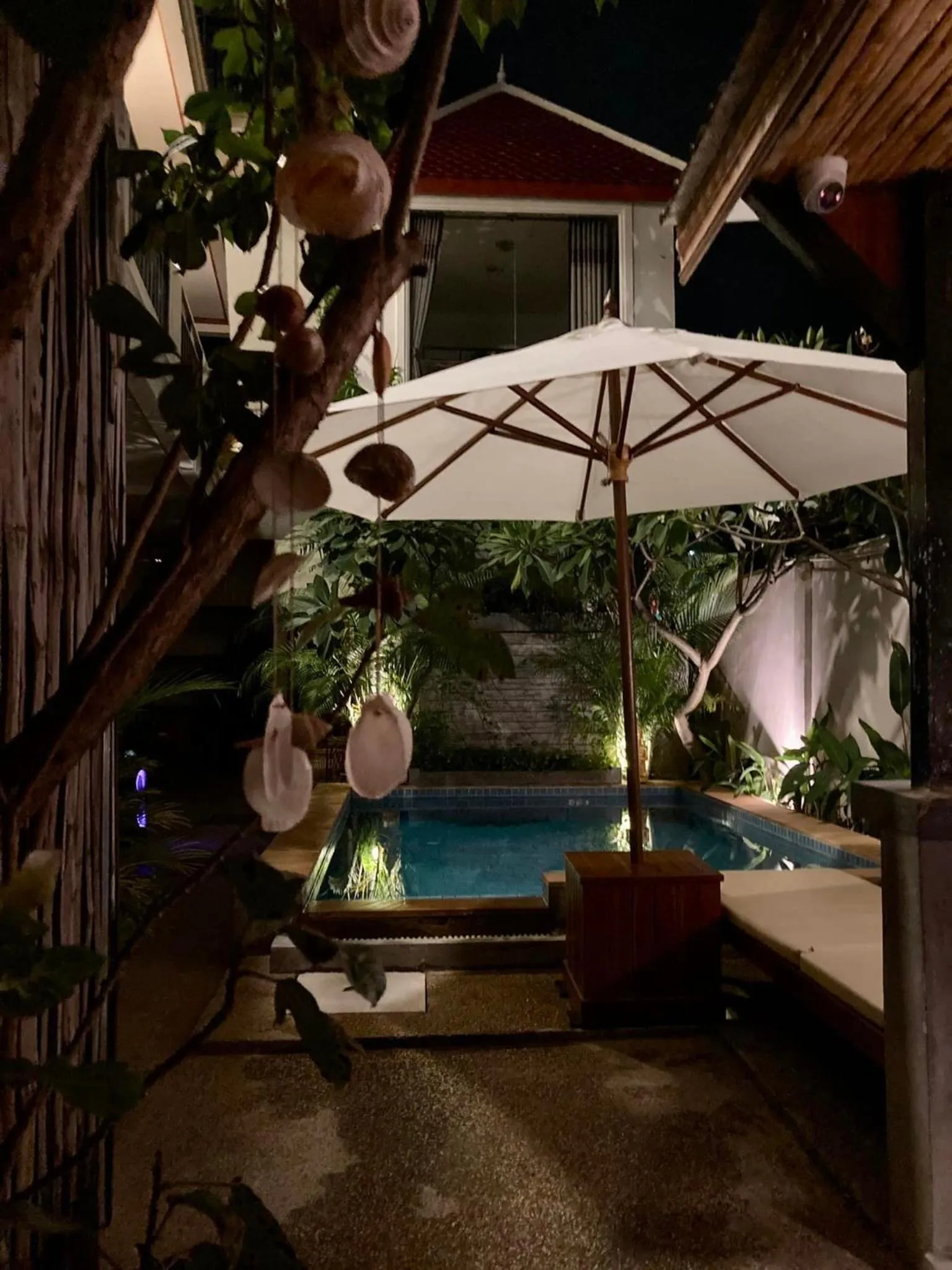 Pool view in Lotus Haven Villa