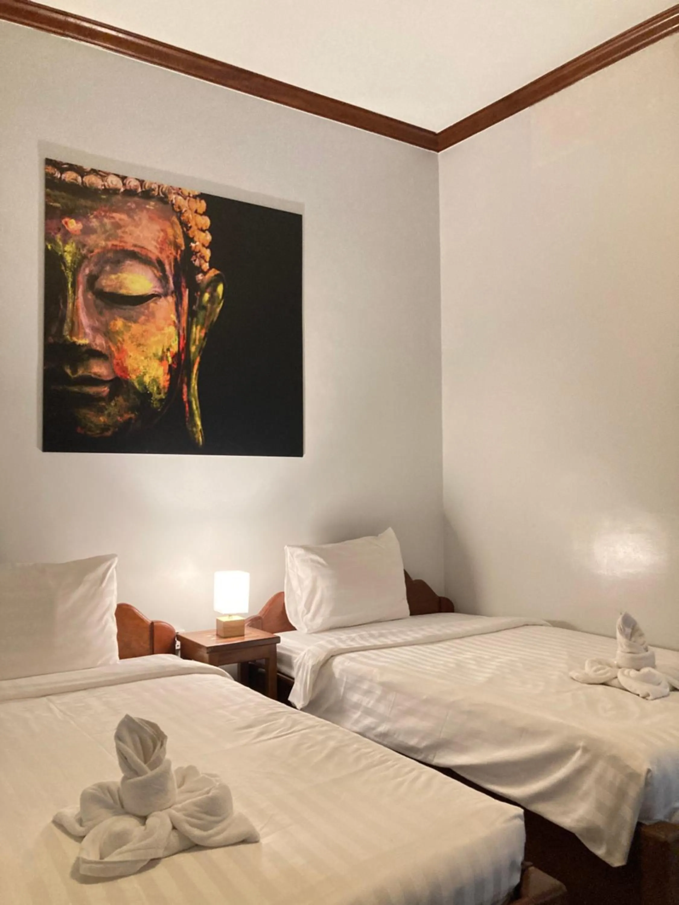 Bed in Lotus Haven Villa