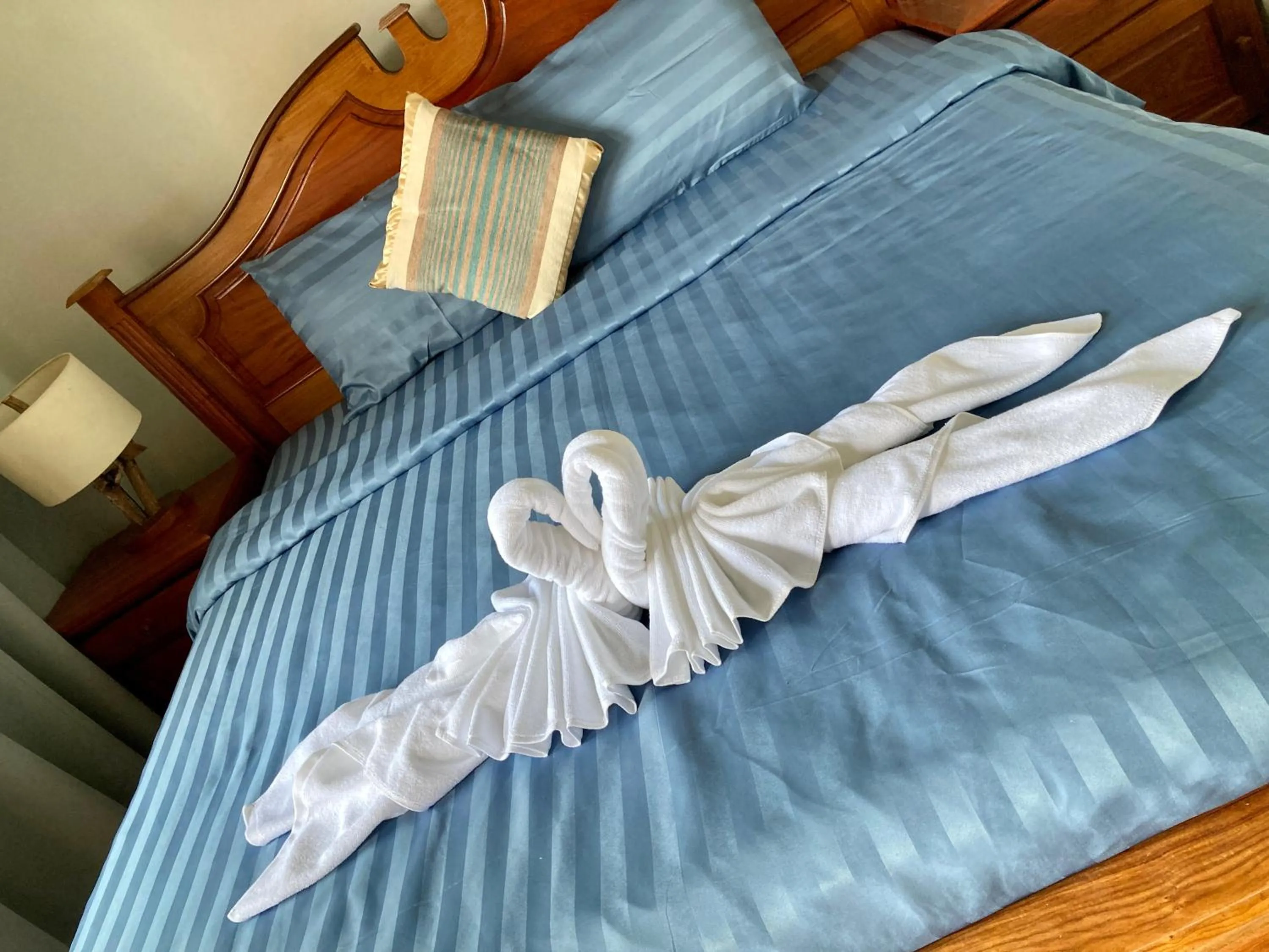 Bed in Lotus Haven Villa