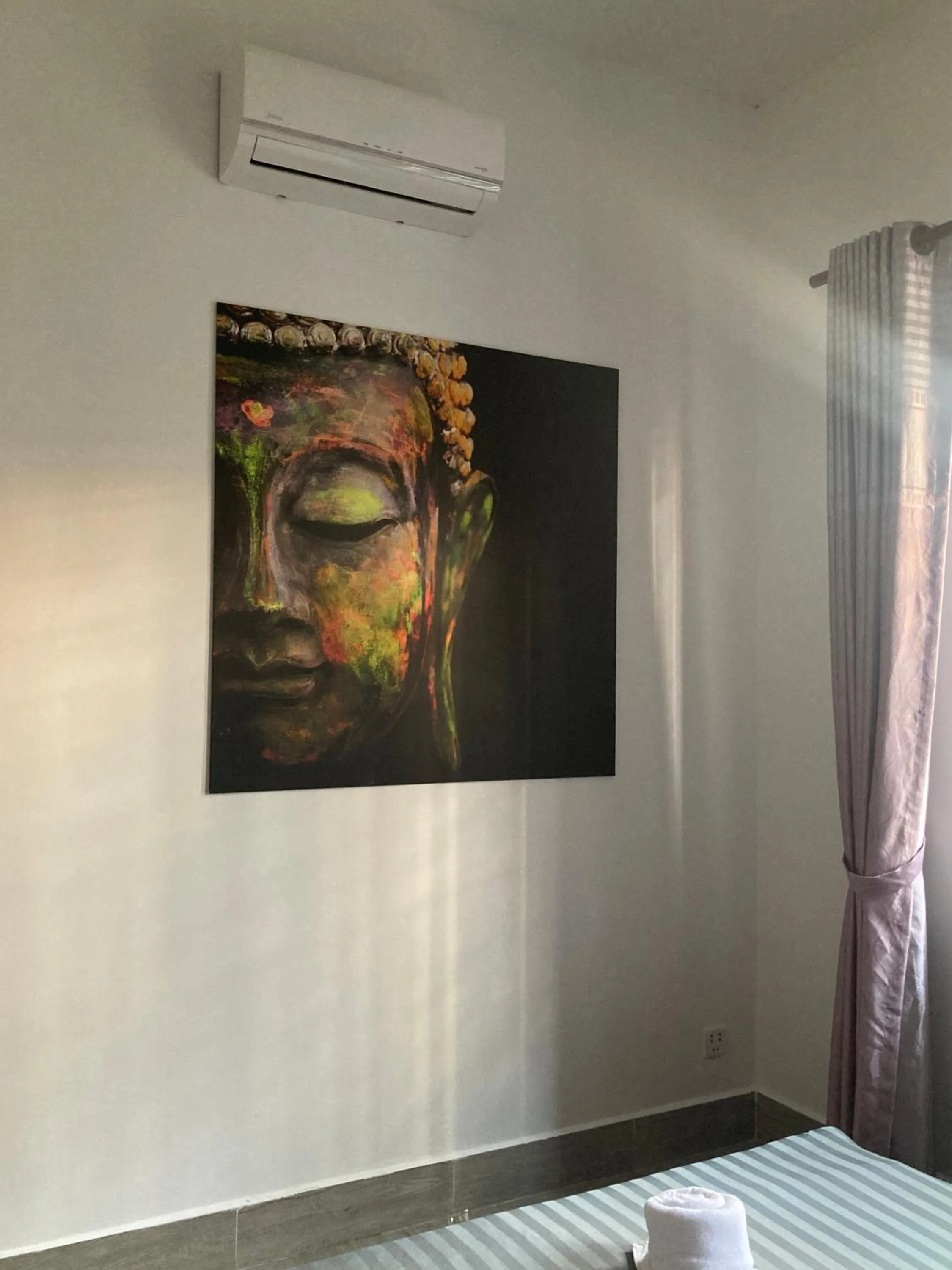 Decorative detail, Bed in Lotus Haven Villa