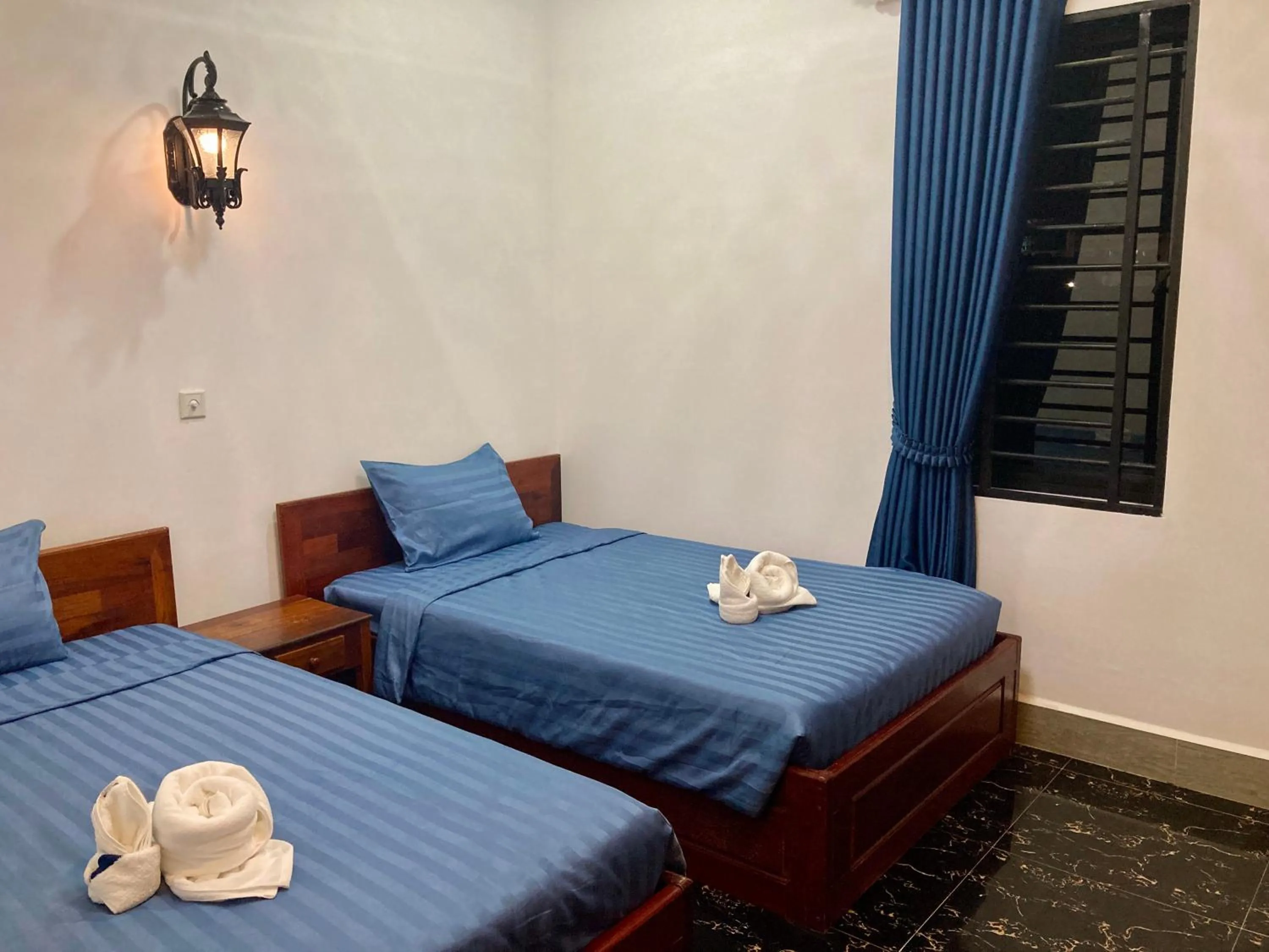 Bed in Lotus Haven Villa