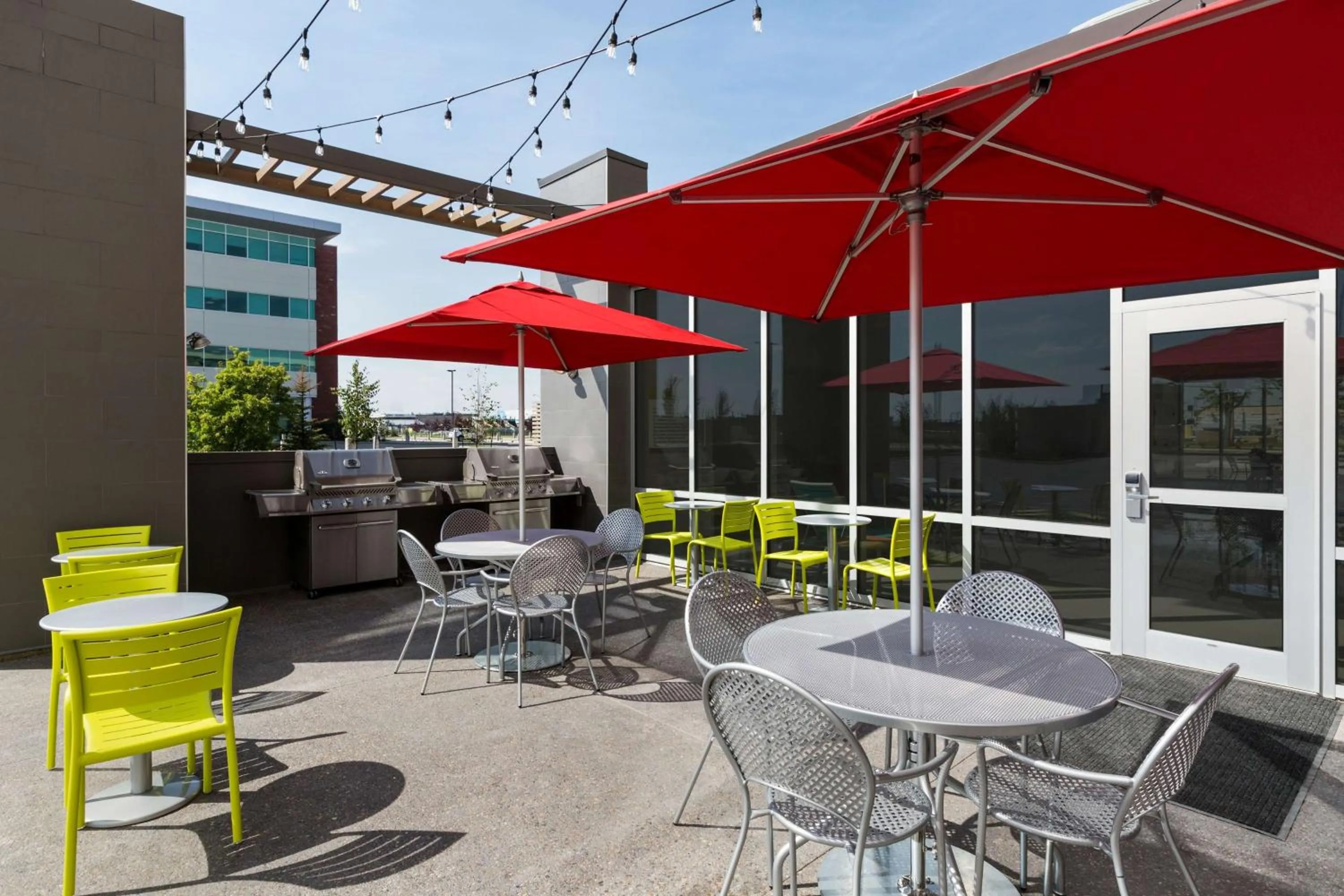 Patio in Home2 Suites by Hilton West Edmonton