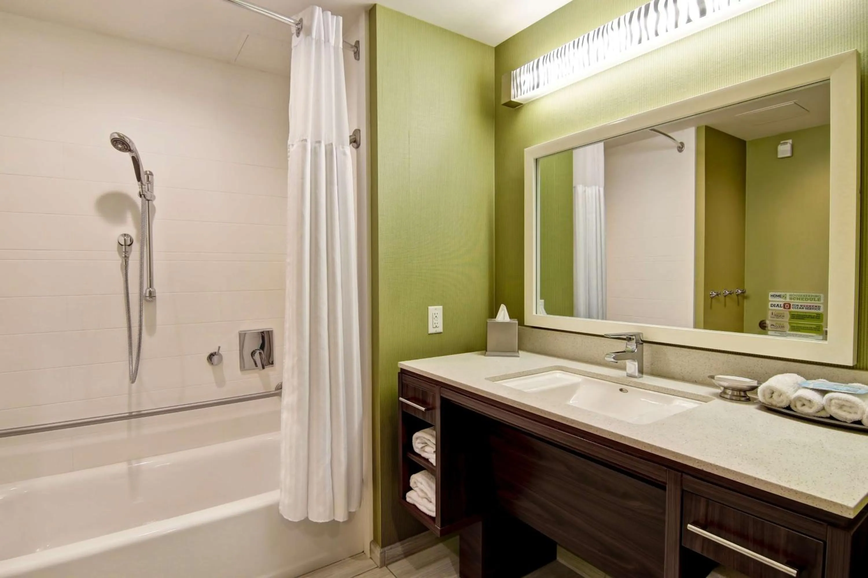Bathroom in Home2 Suites by Hilton West Edmonton