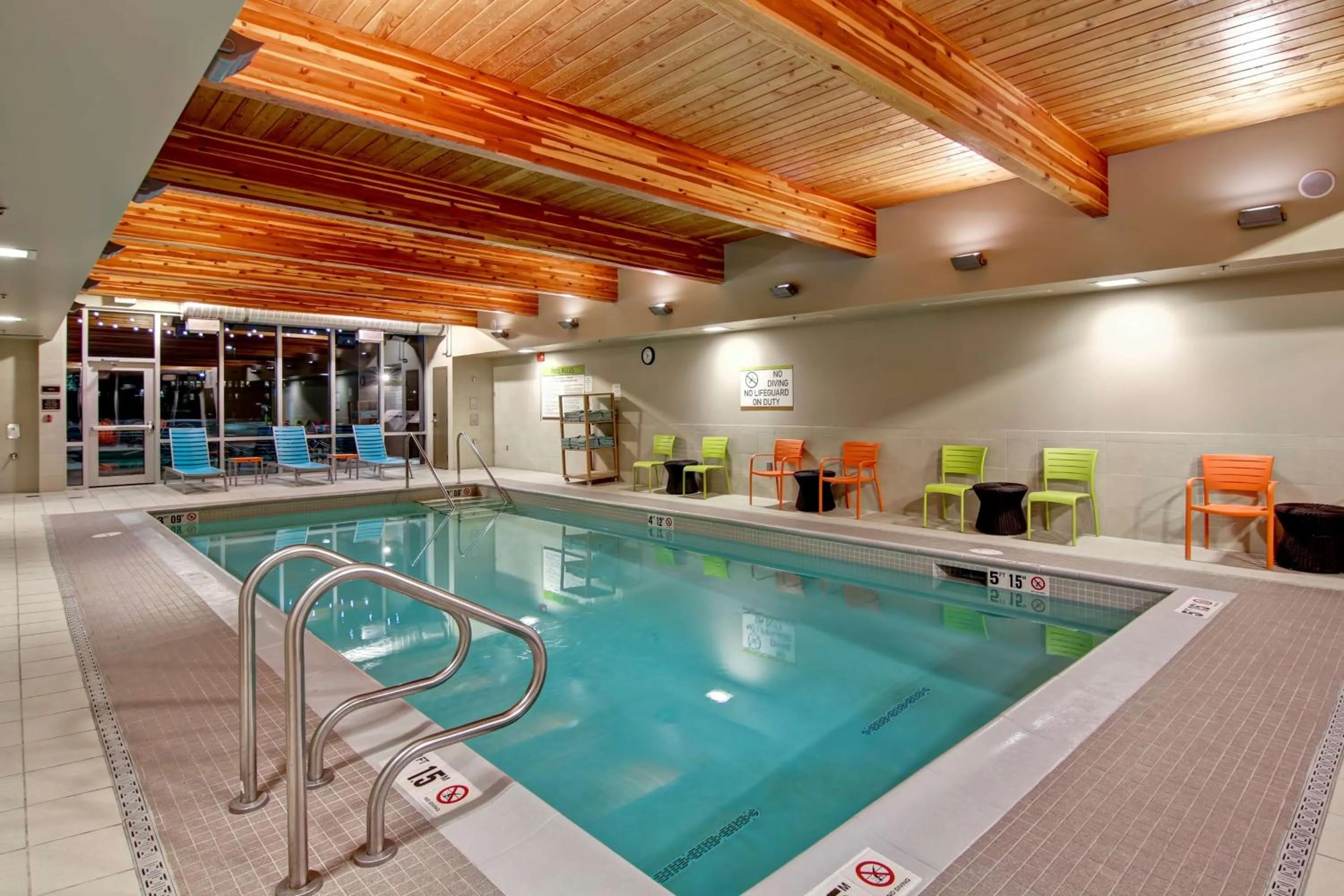Pool view in Home2 Suites by Hilton West Edmonton