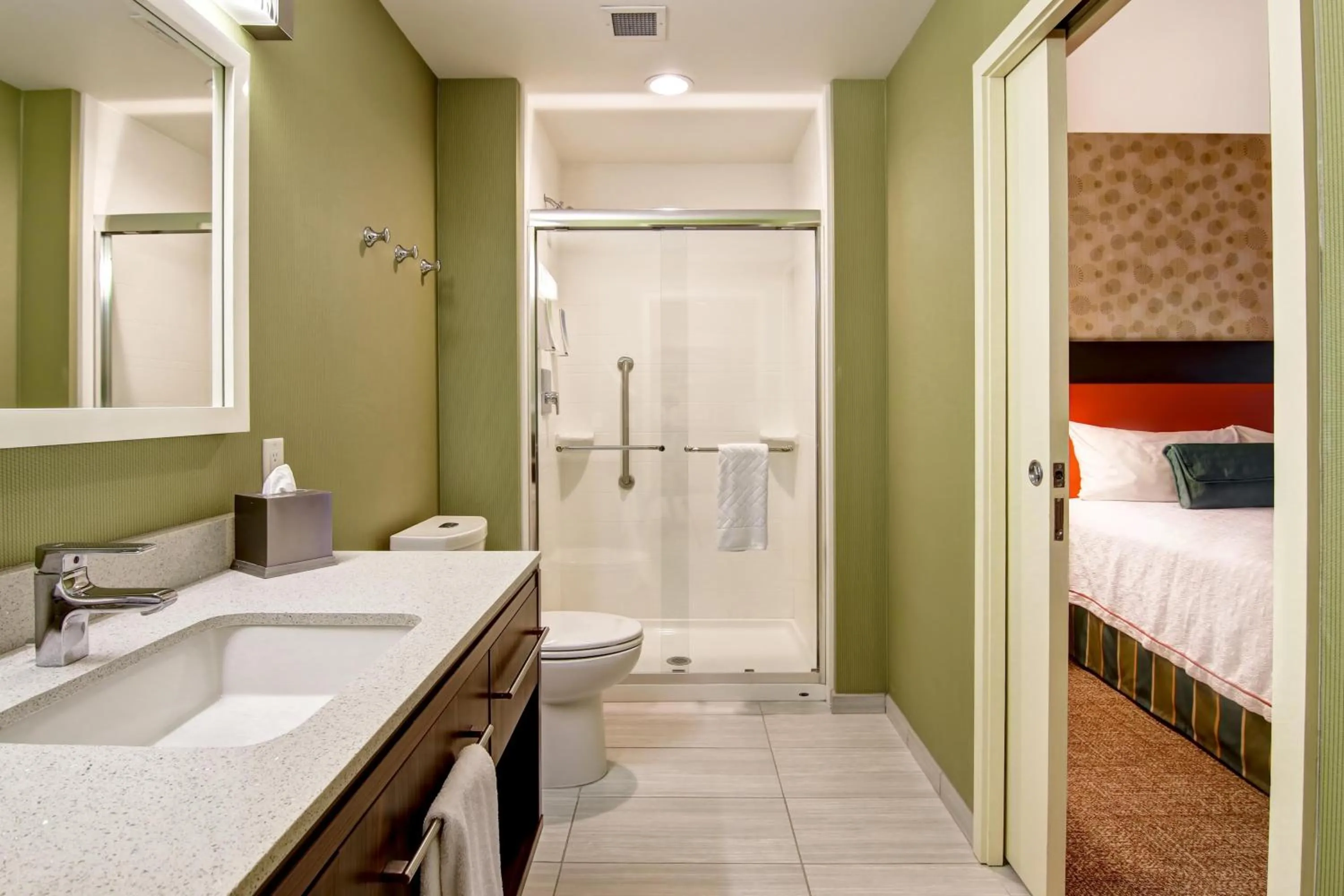Bathroom in Home2 Suites by Hilton West Edmonton