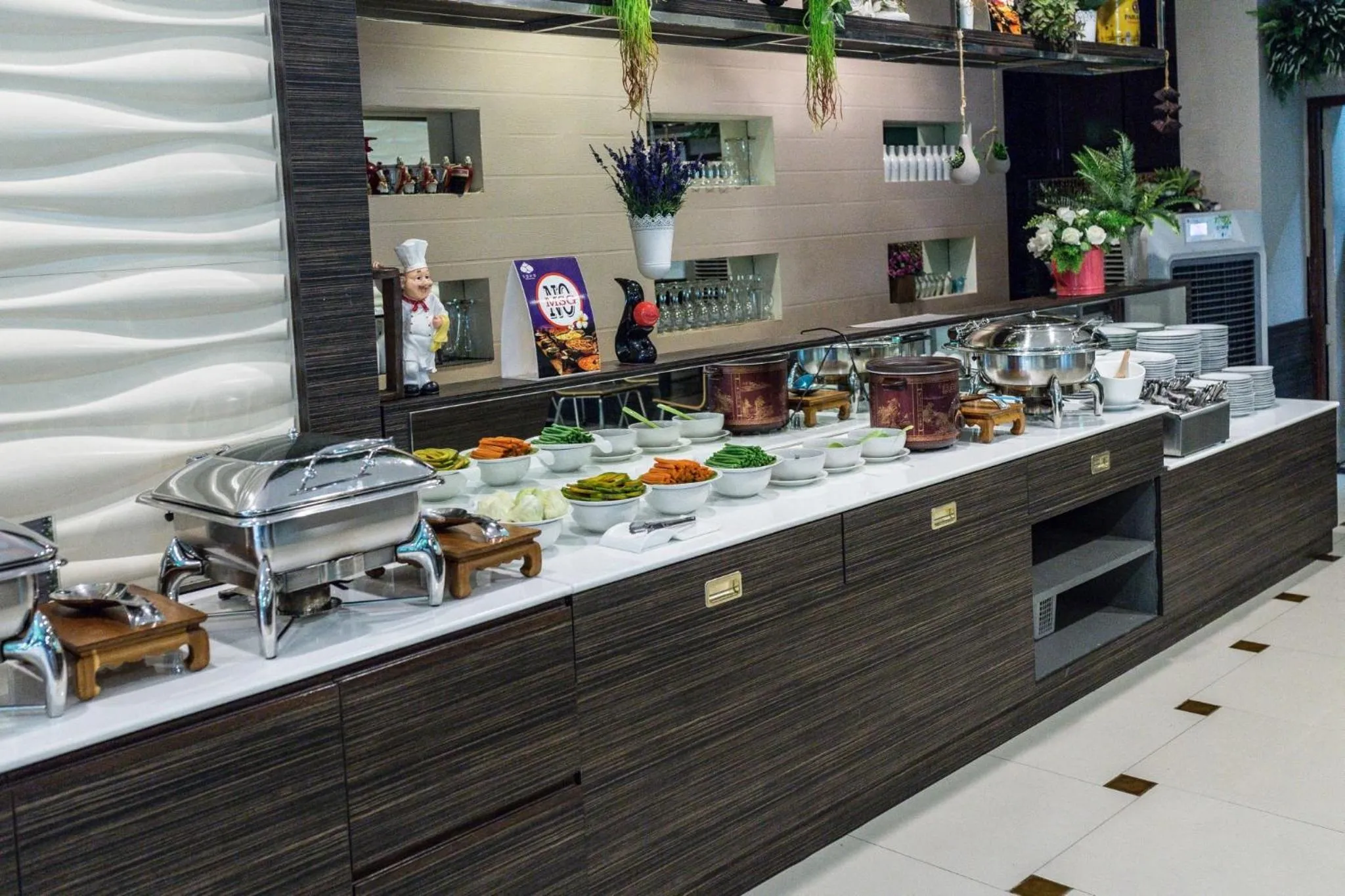 Buffet breakfast in SOHO Boutique Hotel