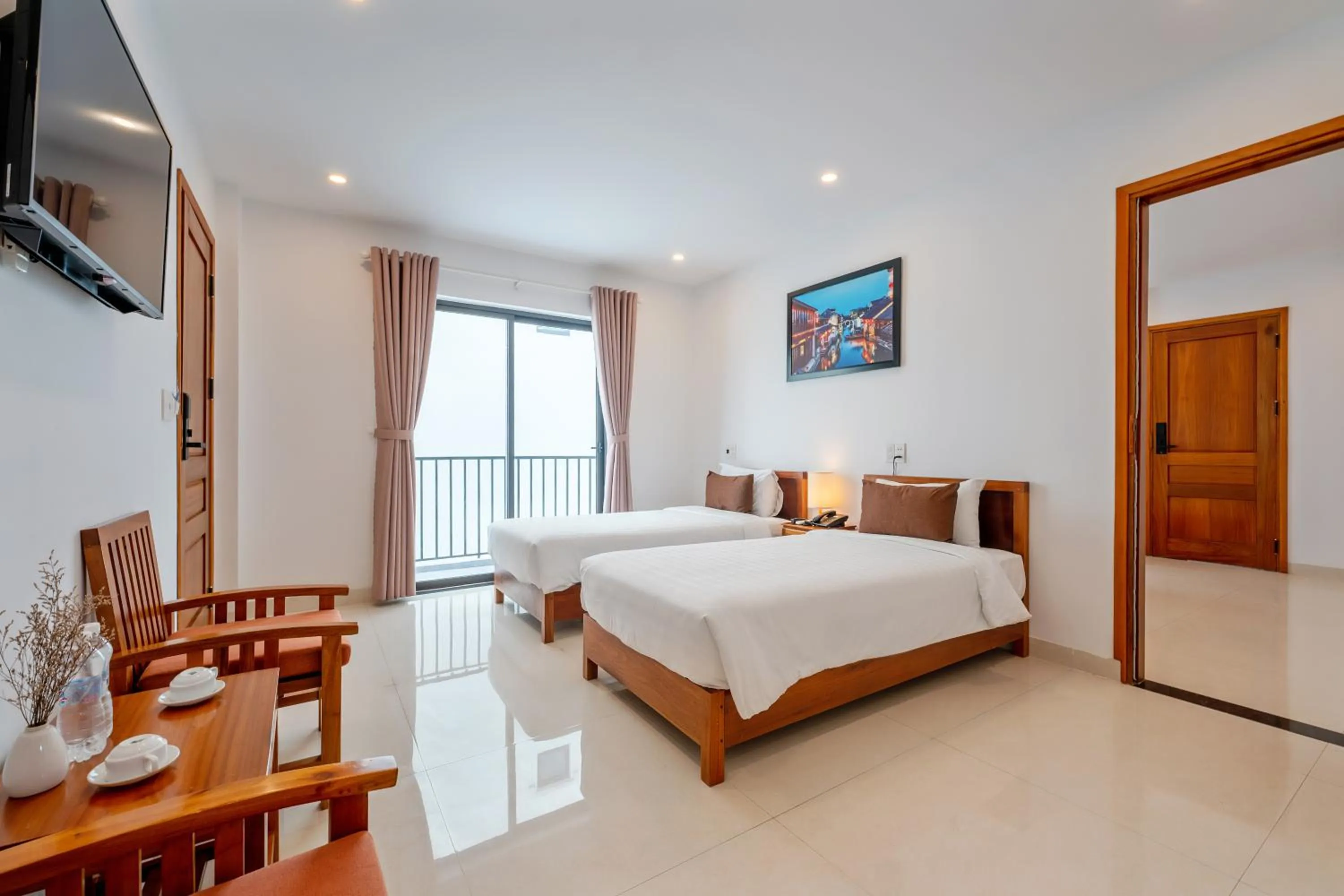 Communal lounge/ TV room, Bed in Tomorrow Hoi An Villa