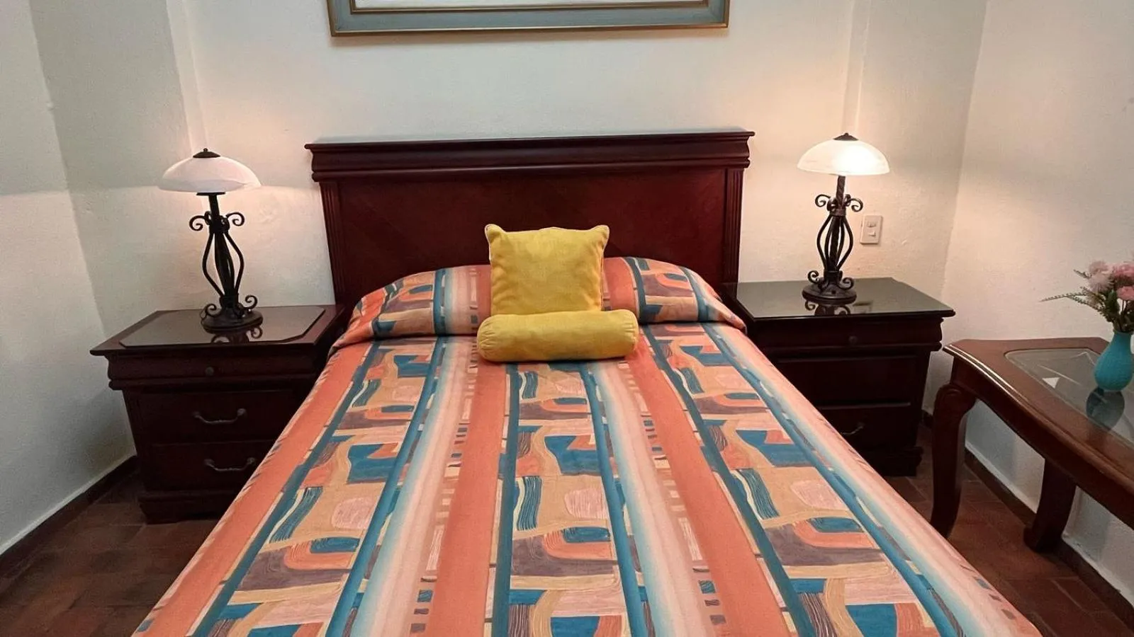 Bed in Hotel Antigua Casa de Piedra