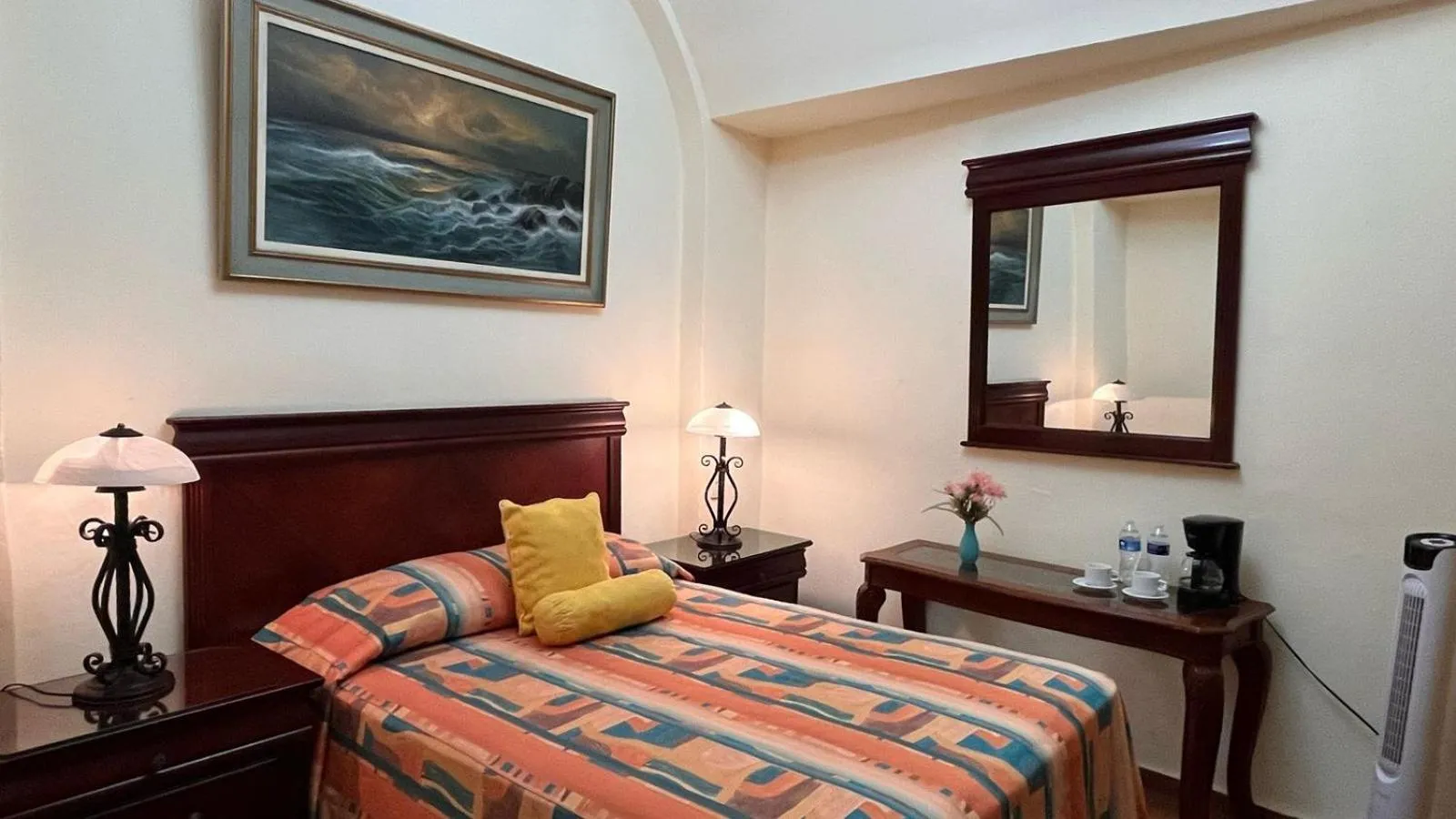 Bed in Hotel Antigua Casa de Piedra