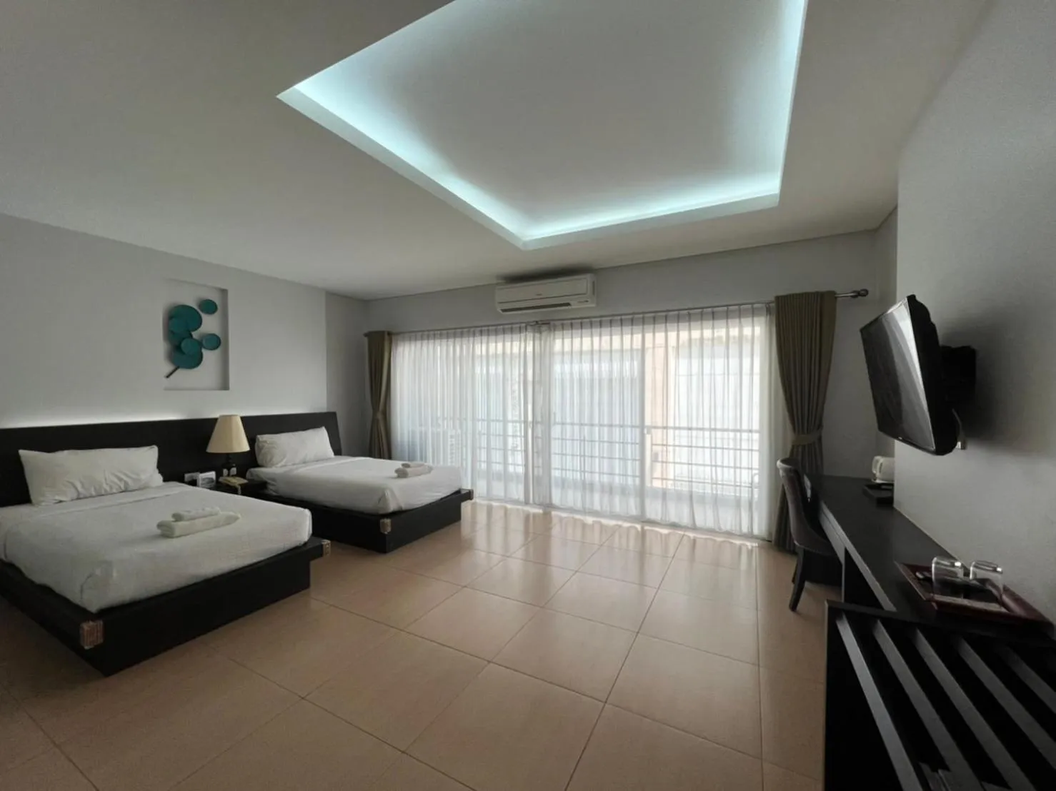 Bed in โรงแรม ดิ โอวาเล่ย์ [The O Valley Boutique Hotel]