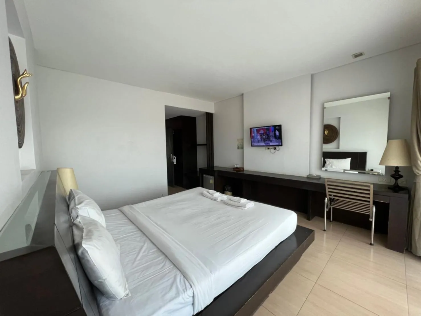 Bed in โรงแรม ดิ โอวาเล่ย์ [The O Valley Boutique Hotel]