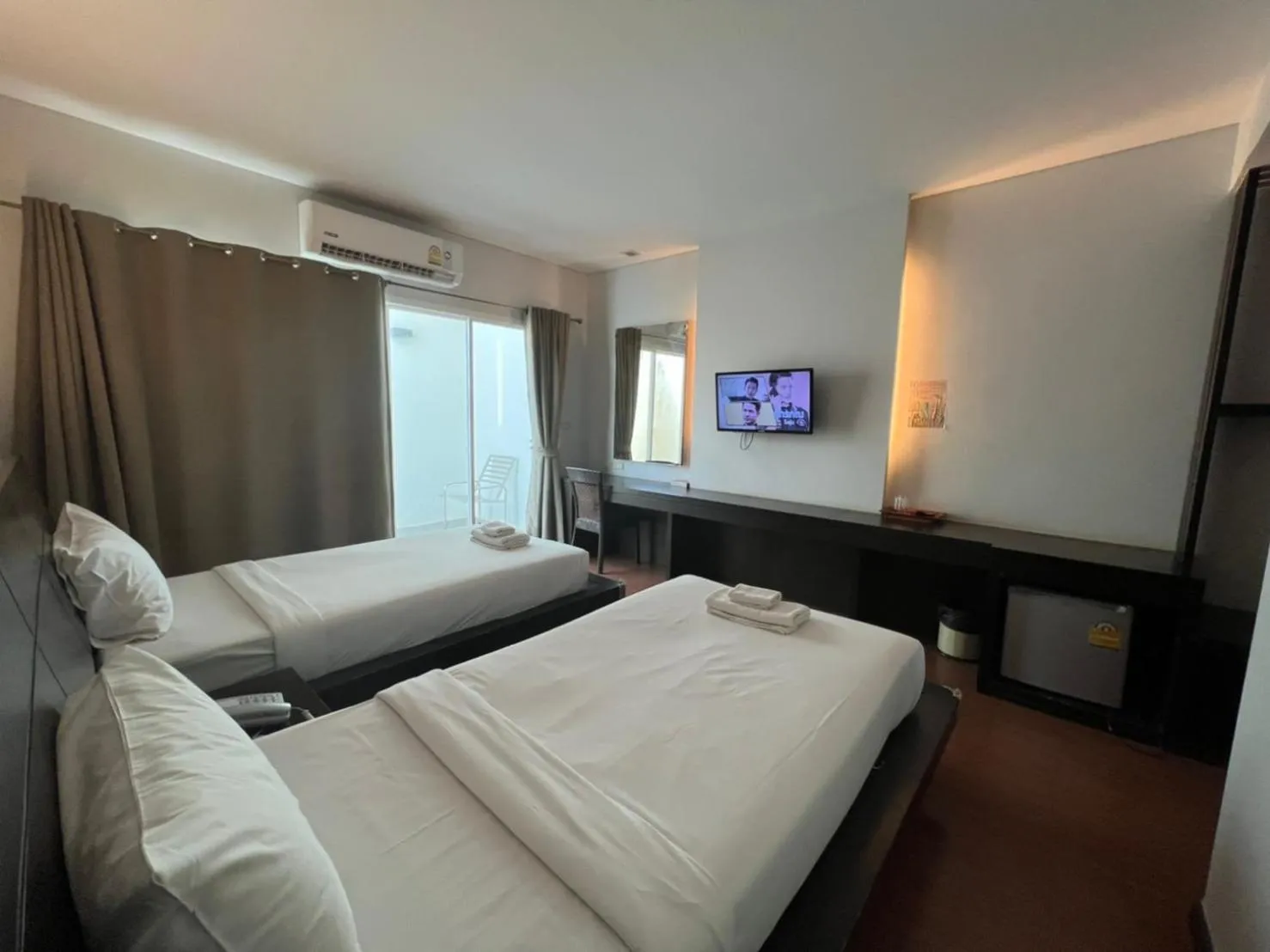 Bed in โรงแรม ดิ โอวาเล่ย์ [The O Valley Boutique Hotel]