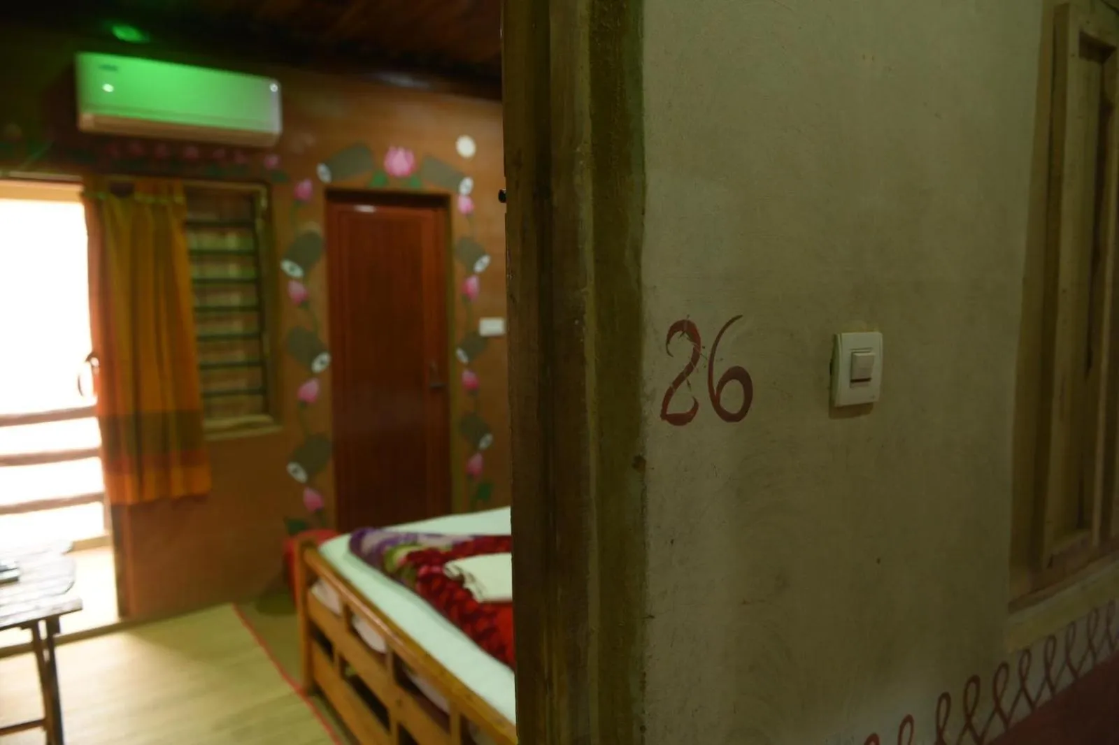 Bed in Ram Shyam Village Resort