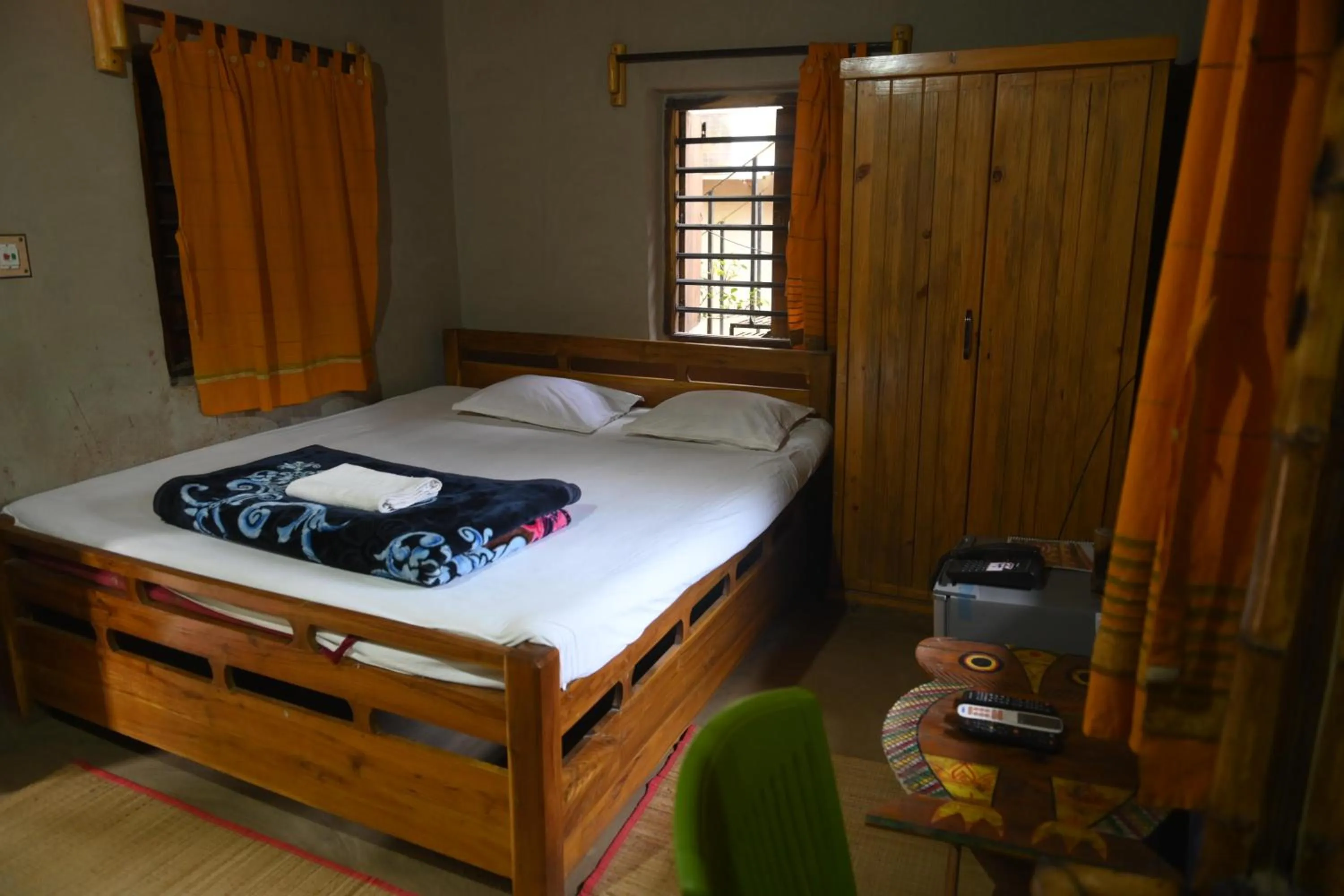 Bed in Ram Shyam Village Resort