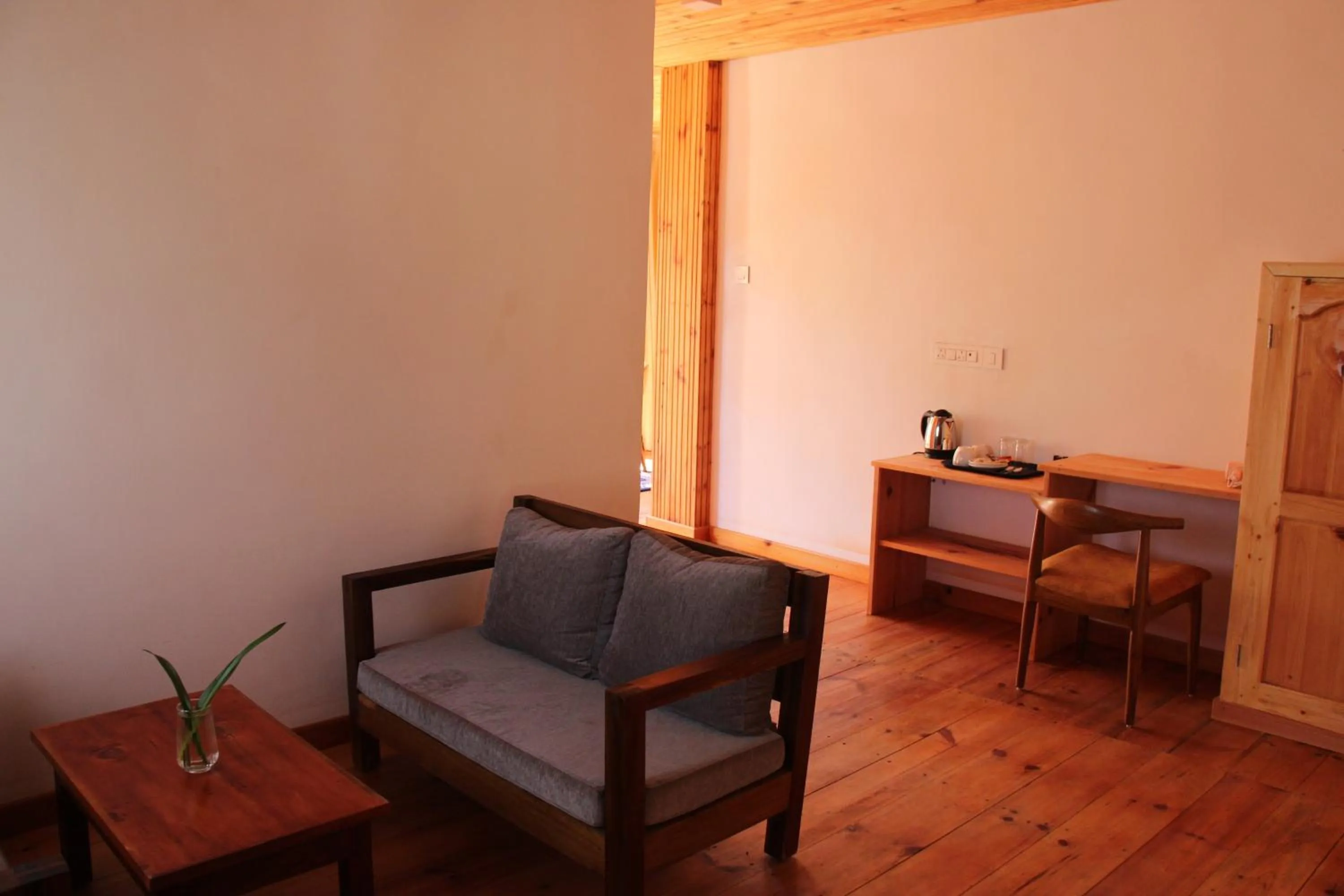 Seating area in Om Amriti