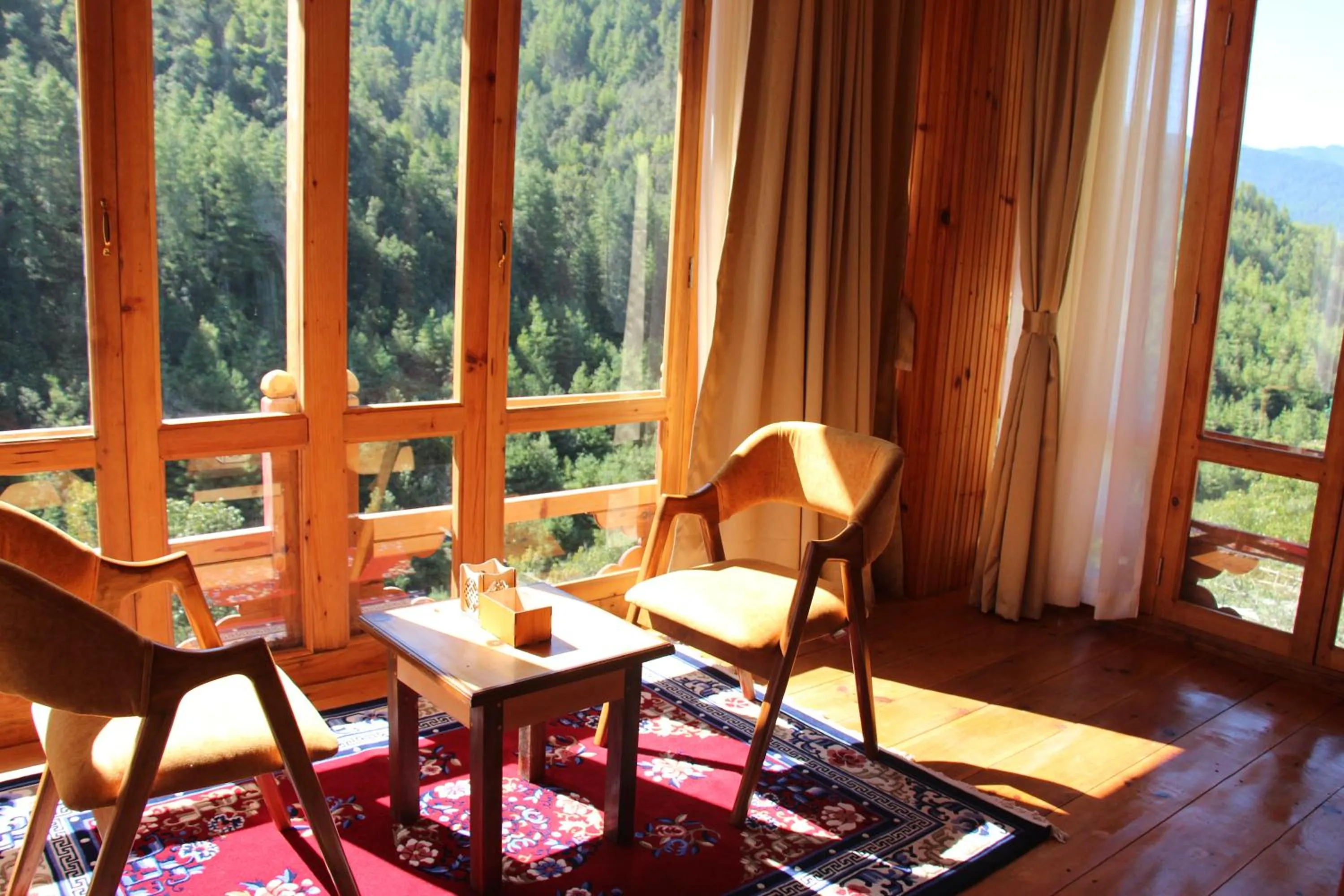 Seating area in Om Amriti