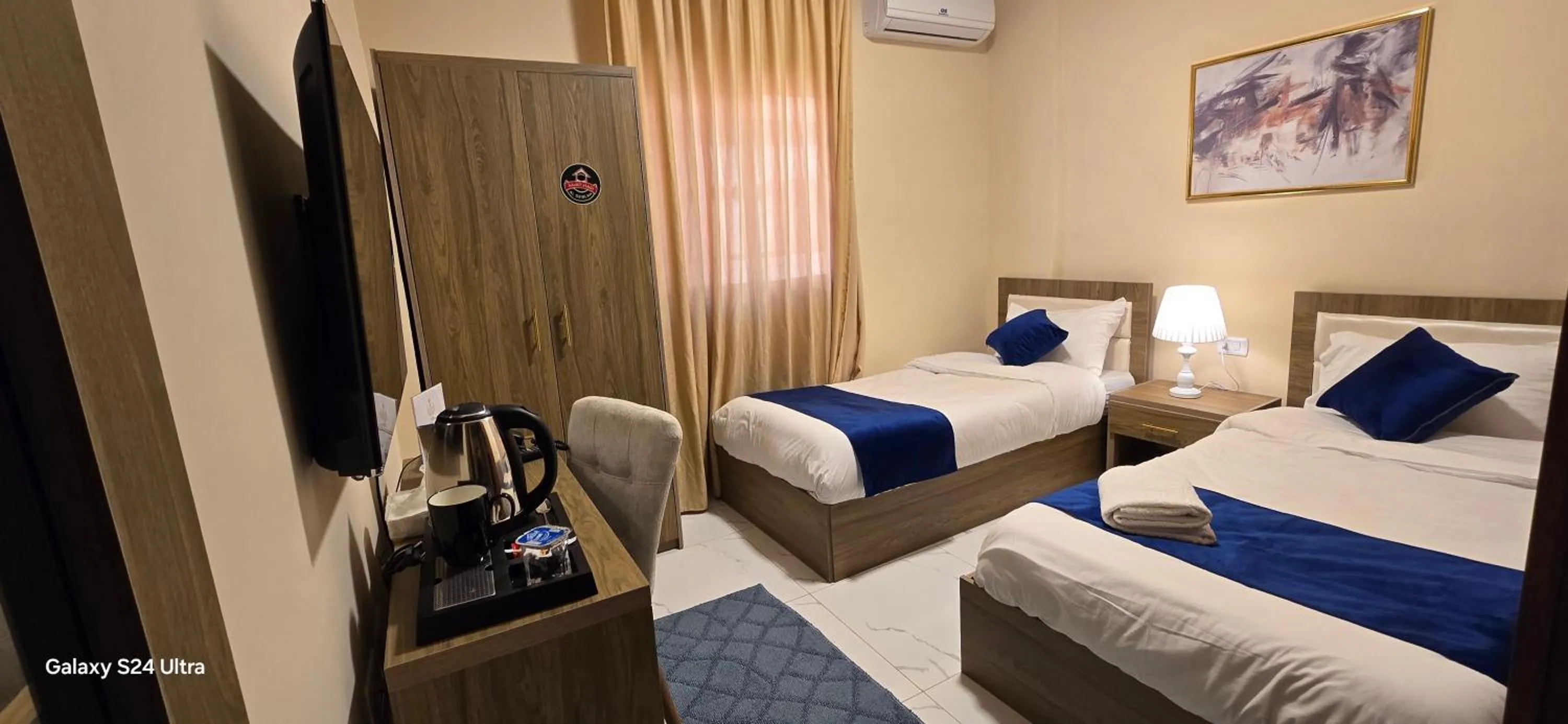 Bed in VIP Hotel Amman